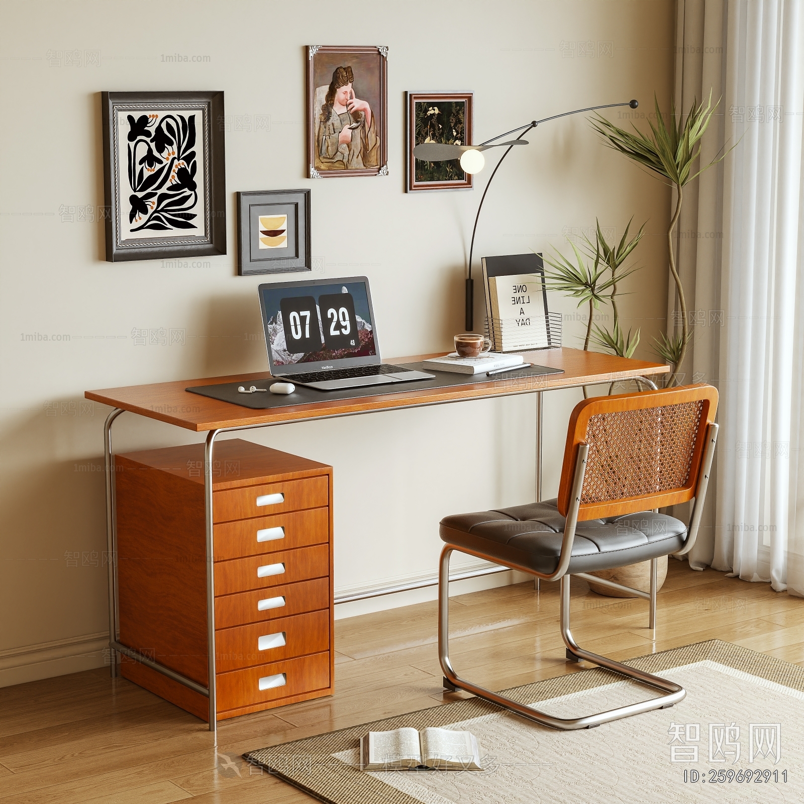 Modern Computer Desk And Chair