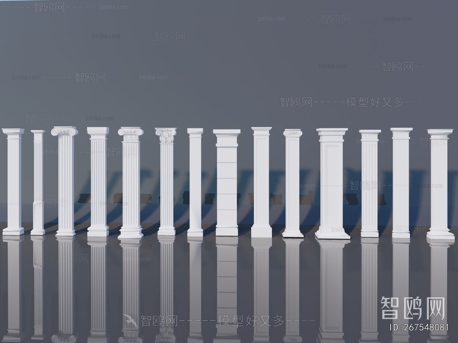 European Style Roman Pillar