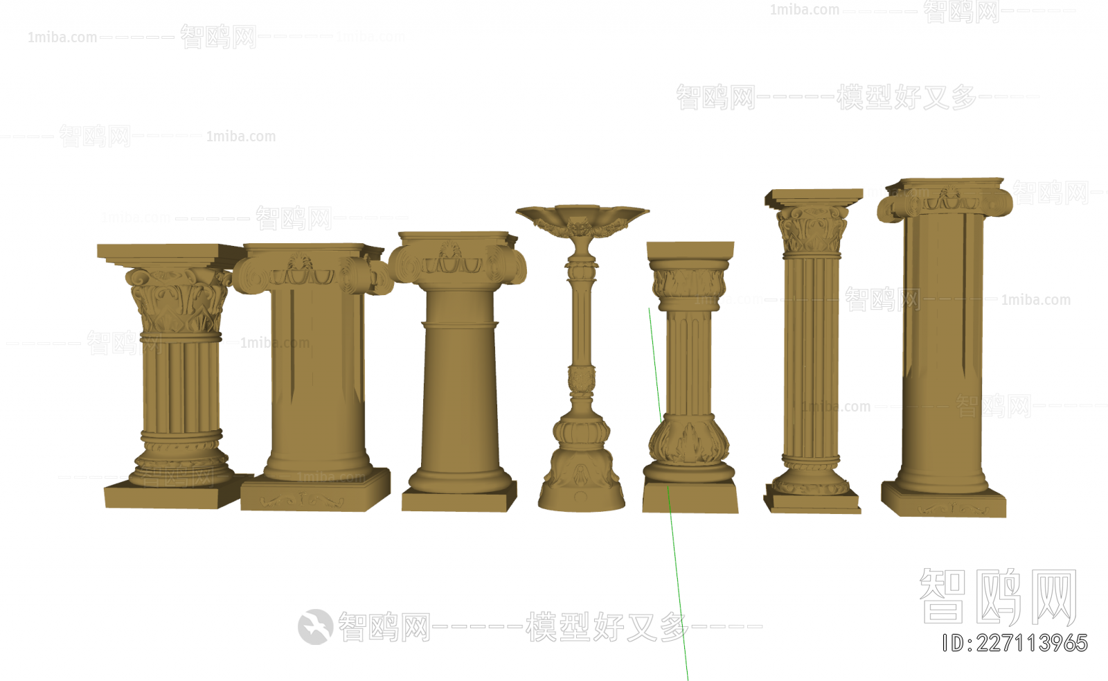 European Style Roman Pillar