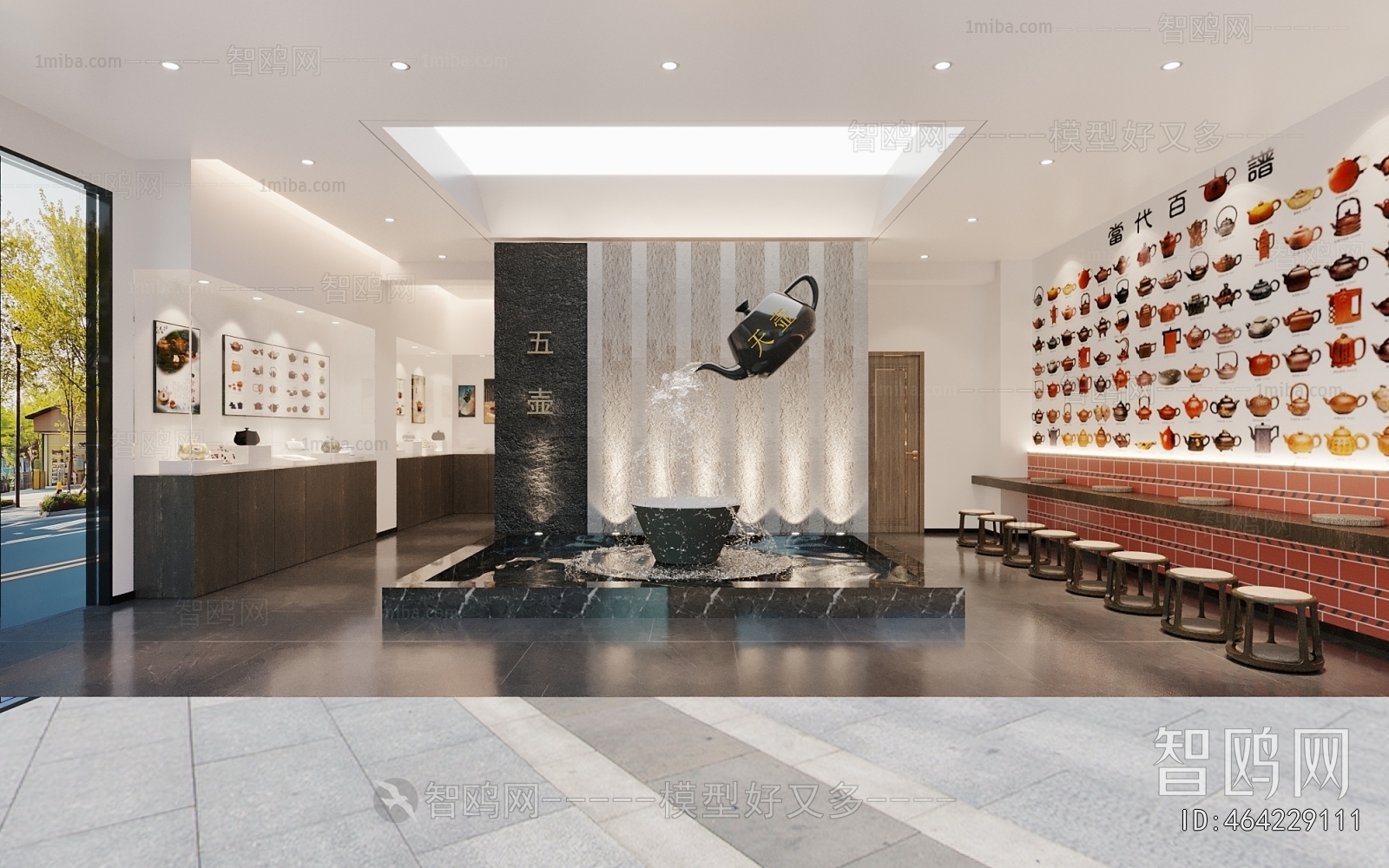 New Chinese Style Exhibition Hall