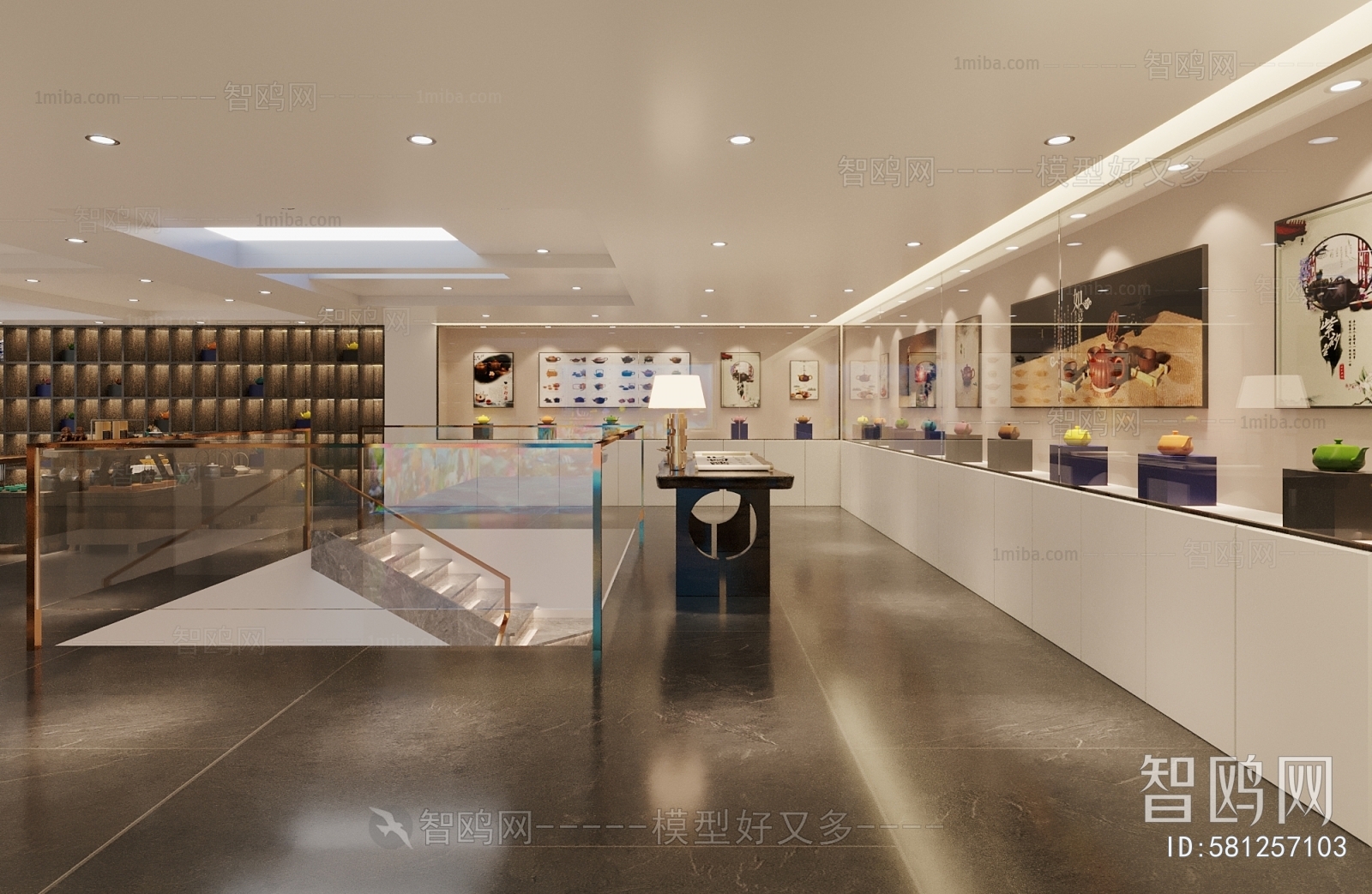 New Chinese Style Exhibition Hall