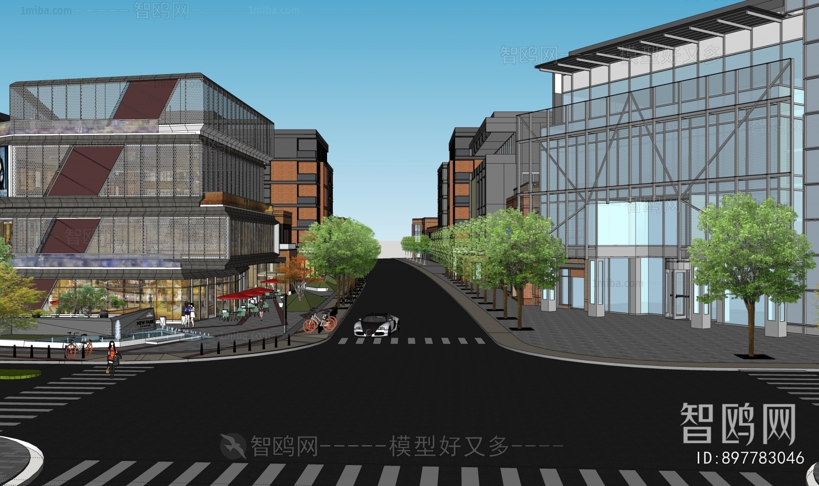 Modern Commercial Street