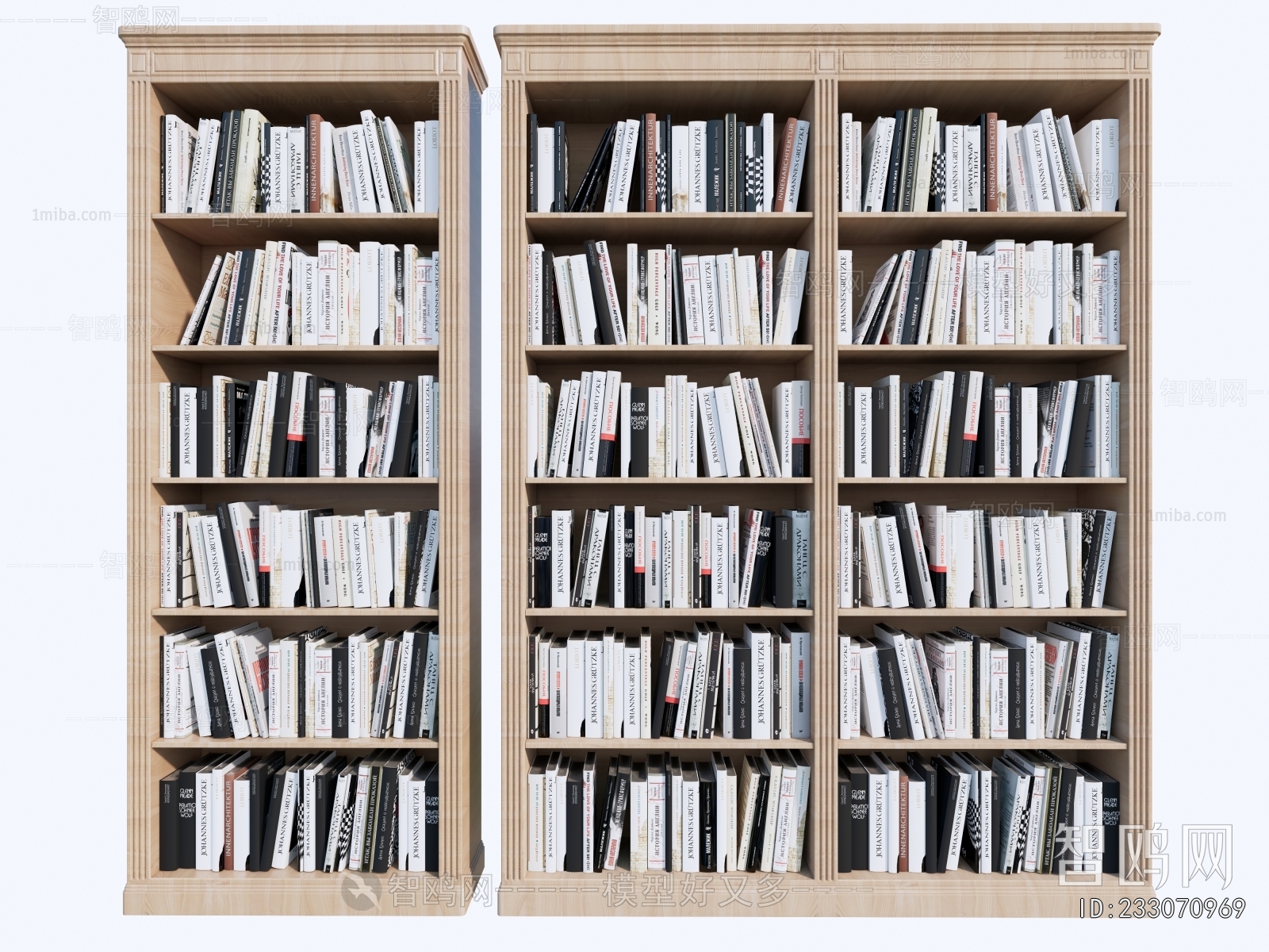 Simple European Style Bookcase