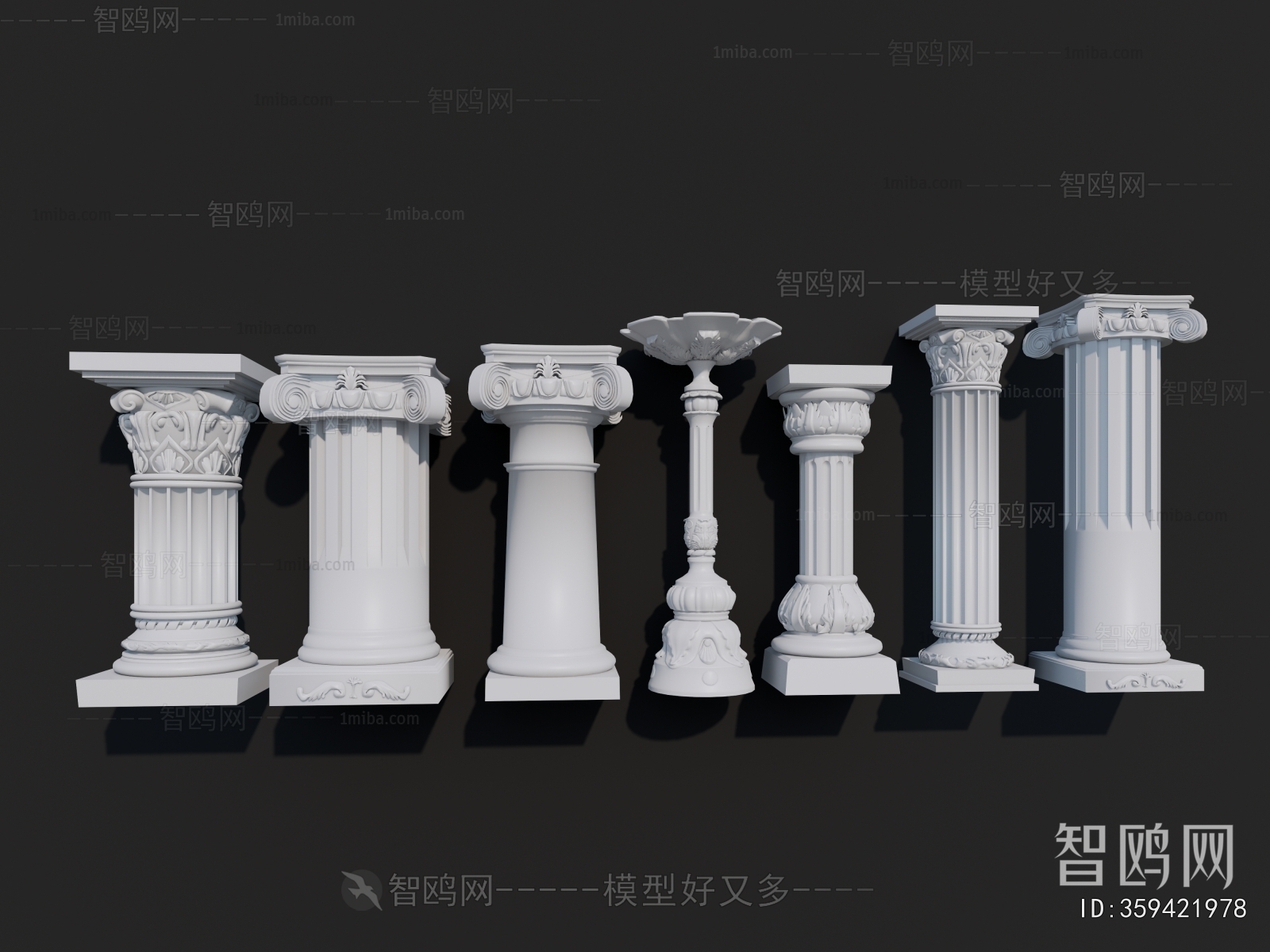 European Style Roman Pillar