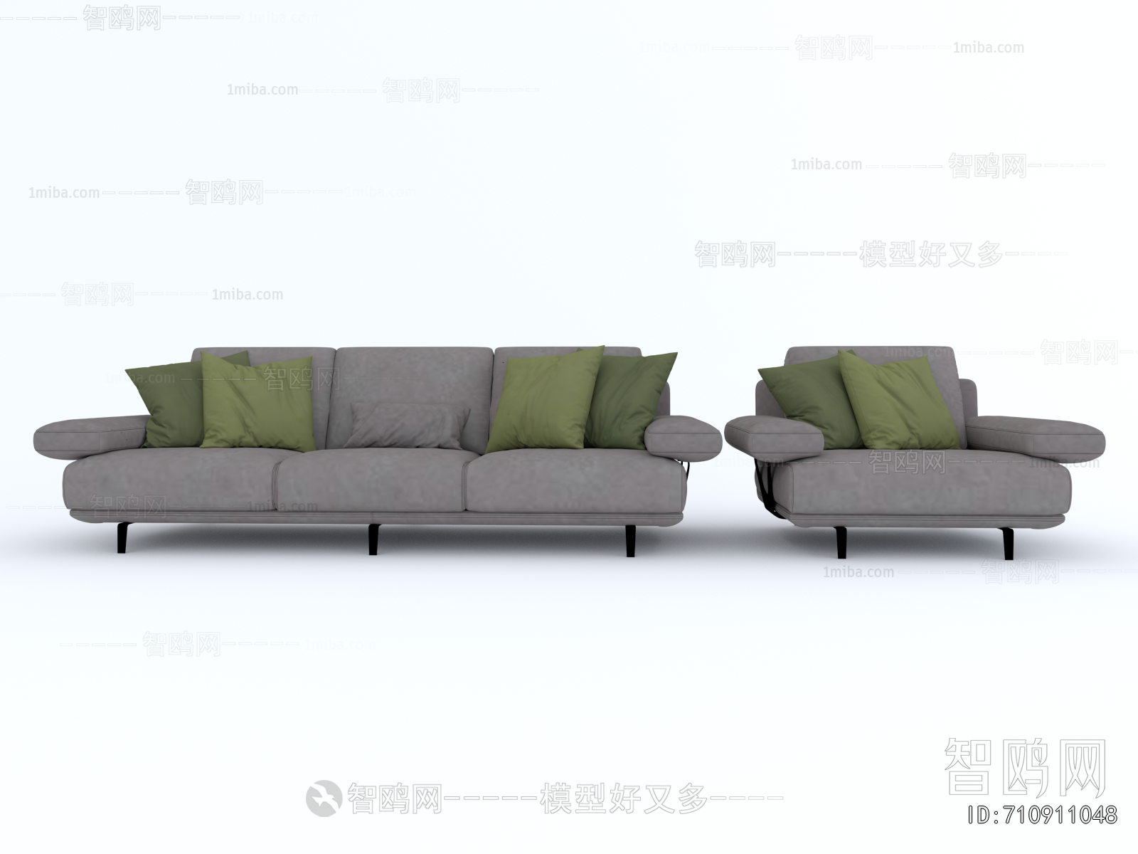 Modern Three-seat Sofa