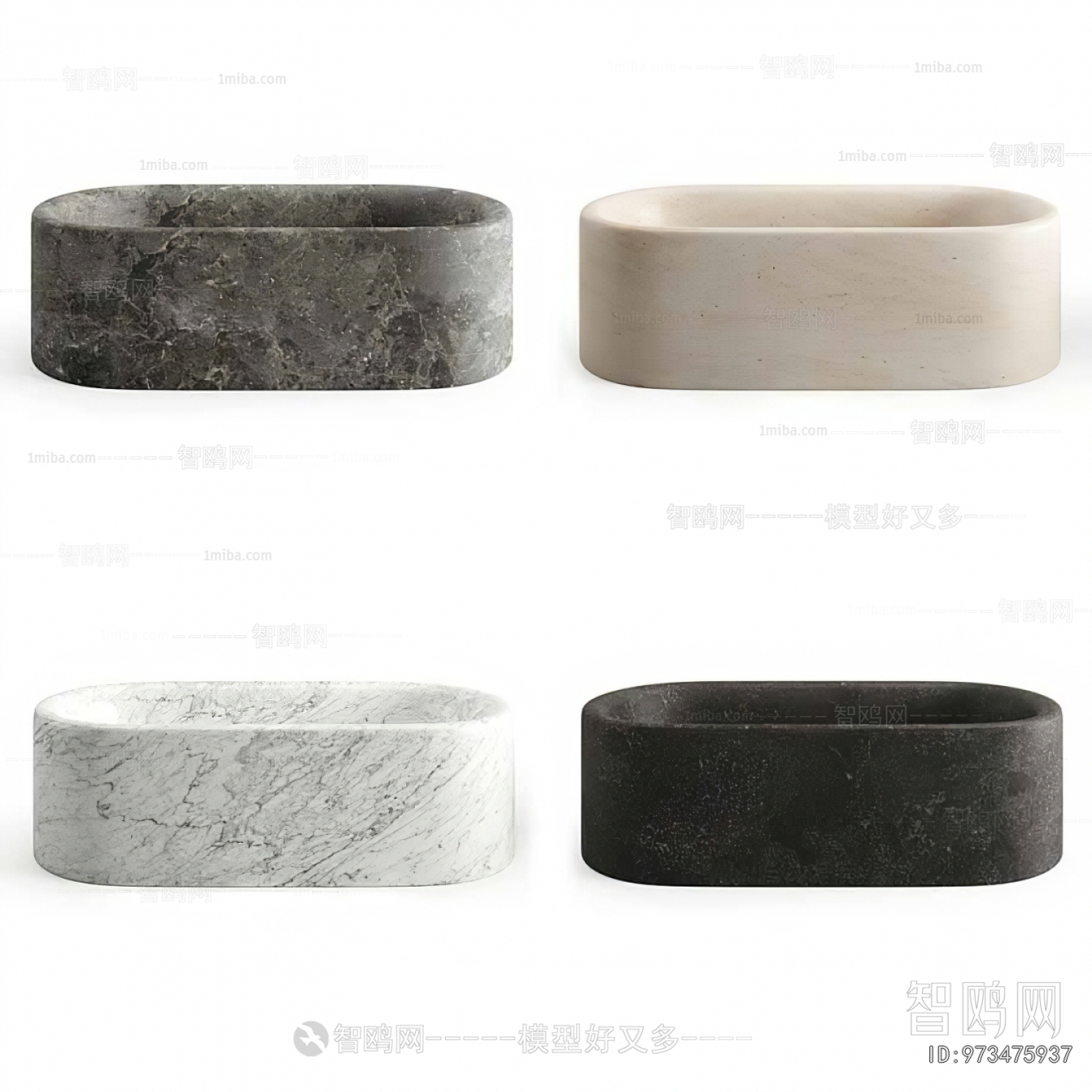 Wabi-sabi Style Bathtub