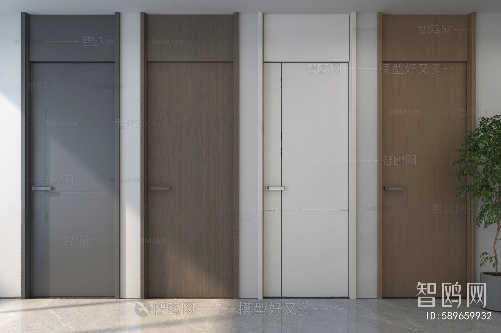 Modern Single Door