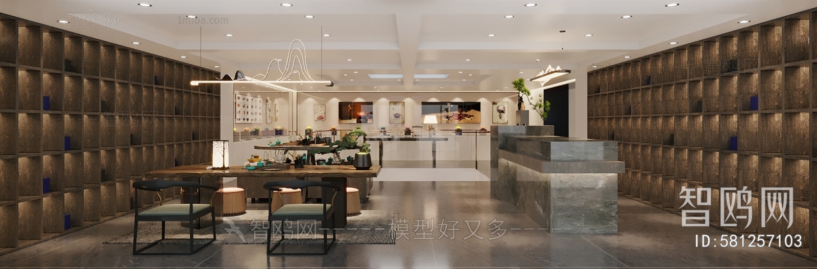 New Chinese Style Exhibition Hall