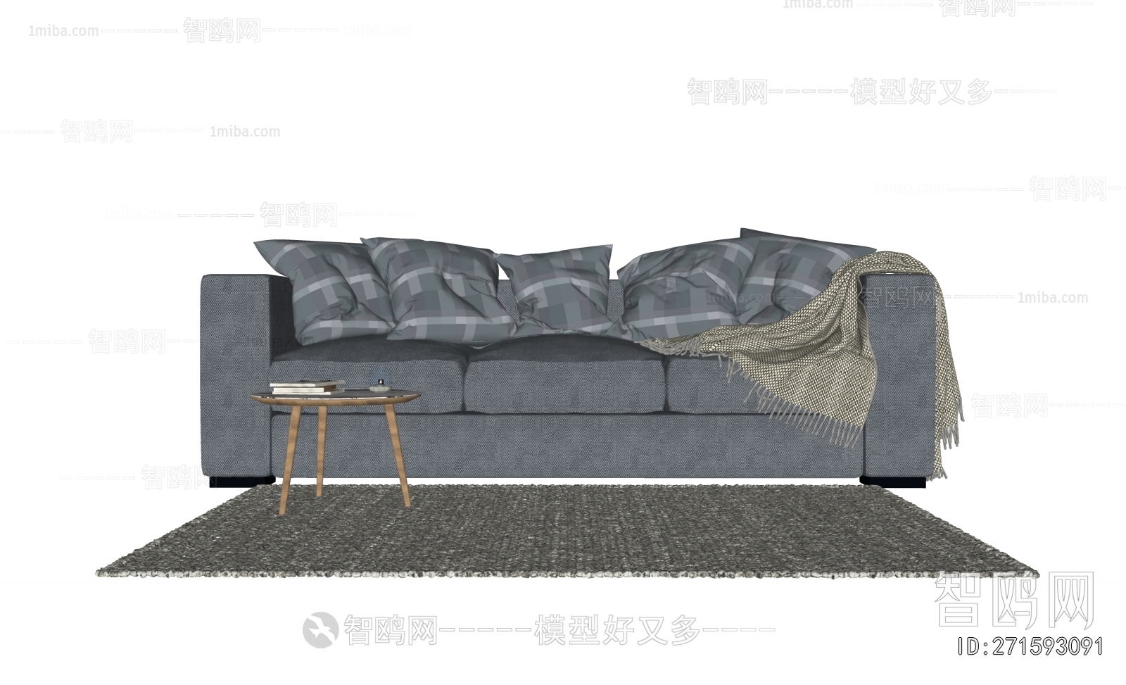 Modern Three-seat Sofa