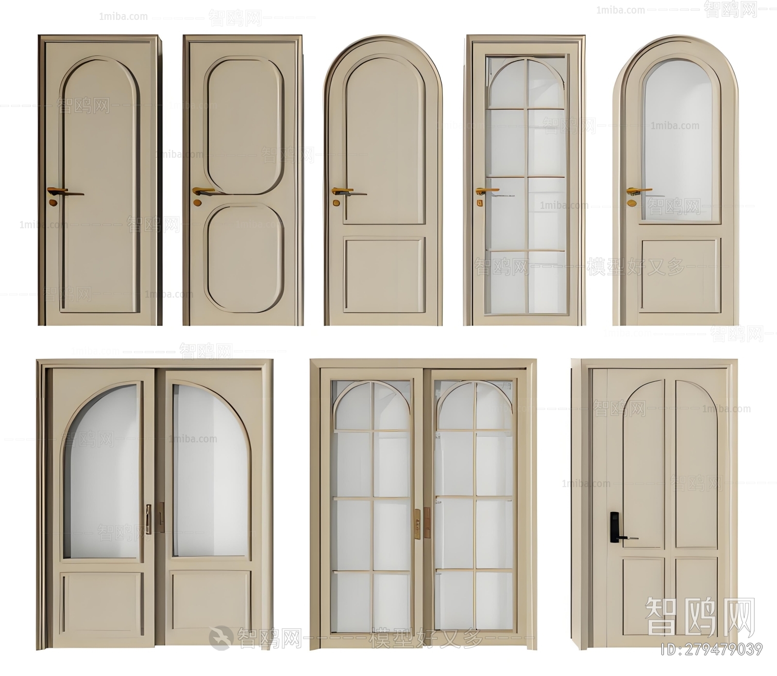 French Style Single Door