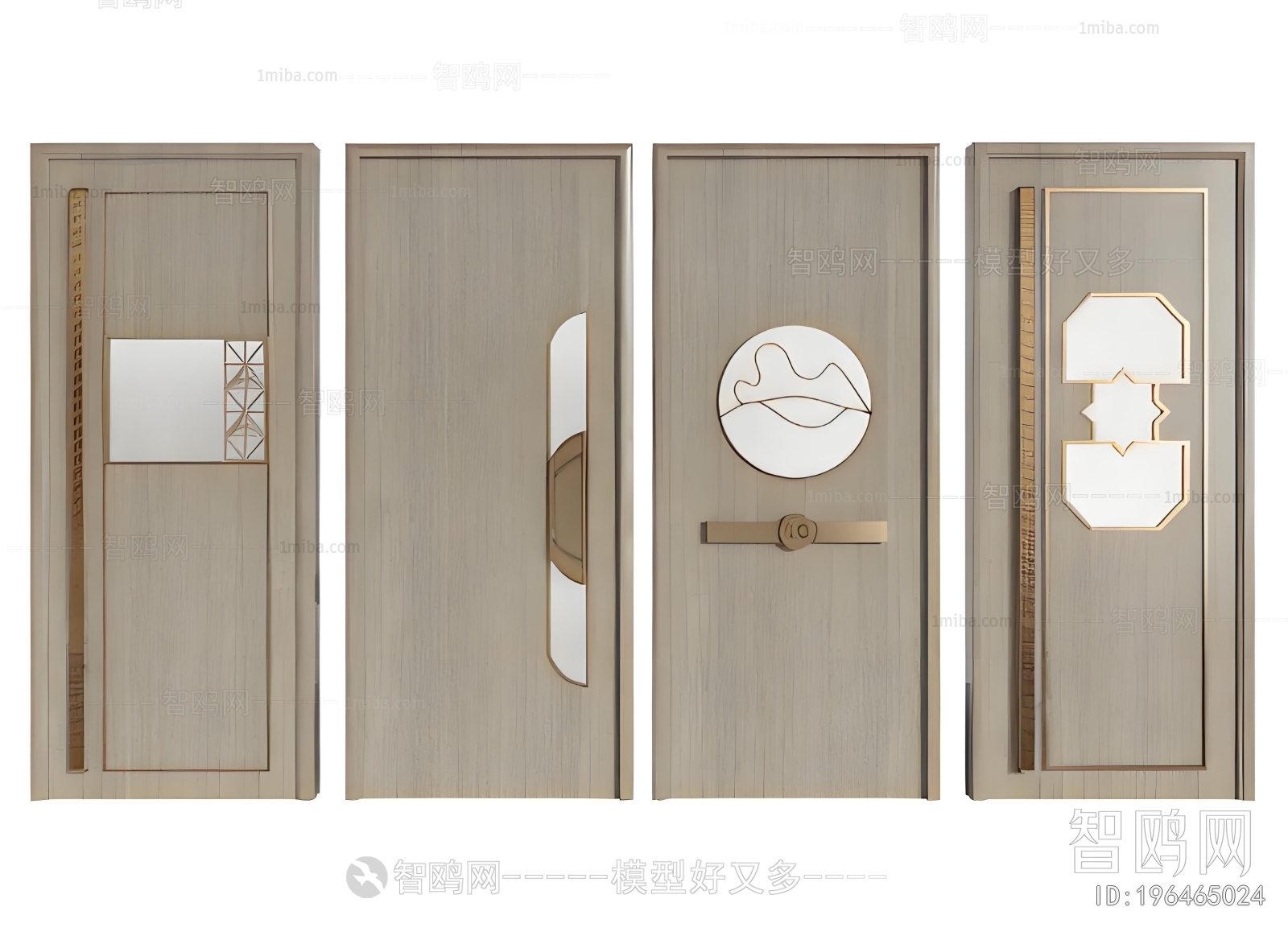 New Chinese Style Single Door