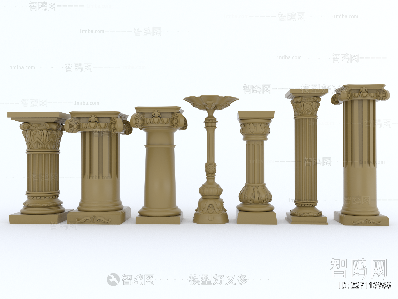 European Style Roman Pillar