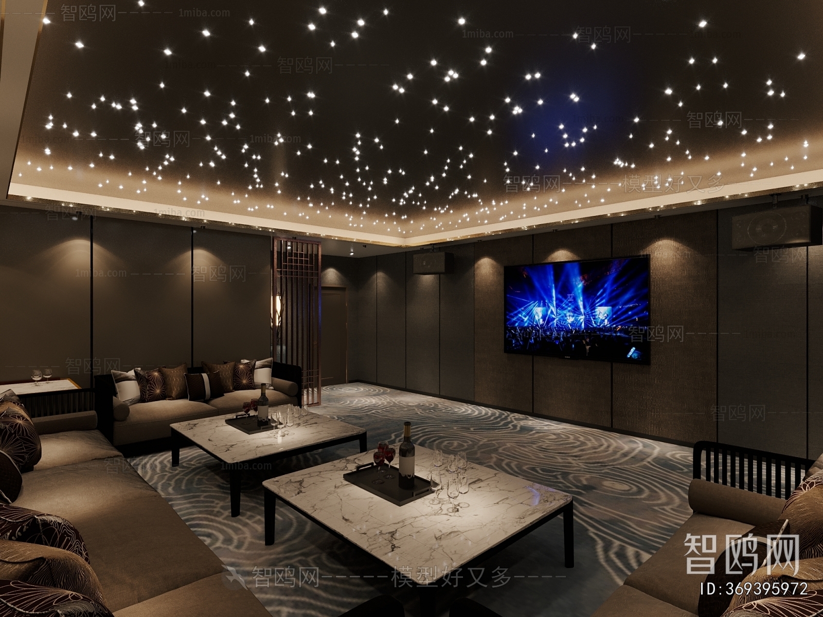 New Chinese Style KTV Box