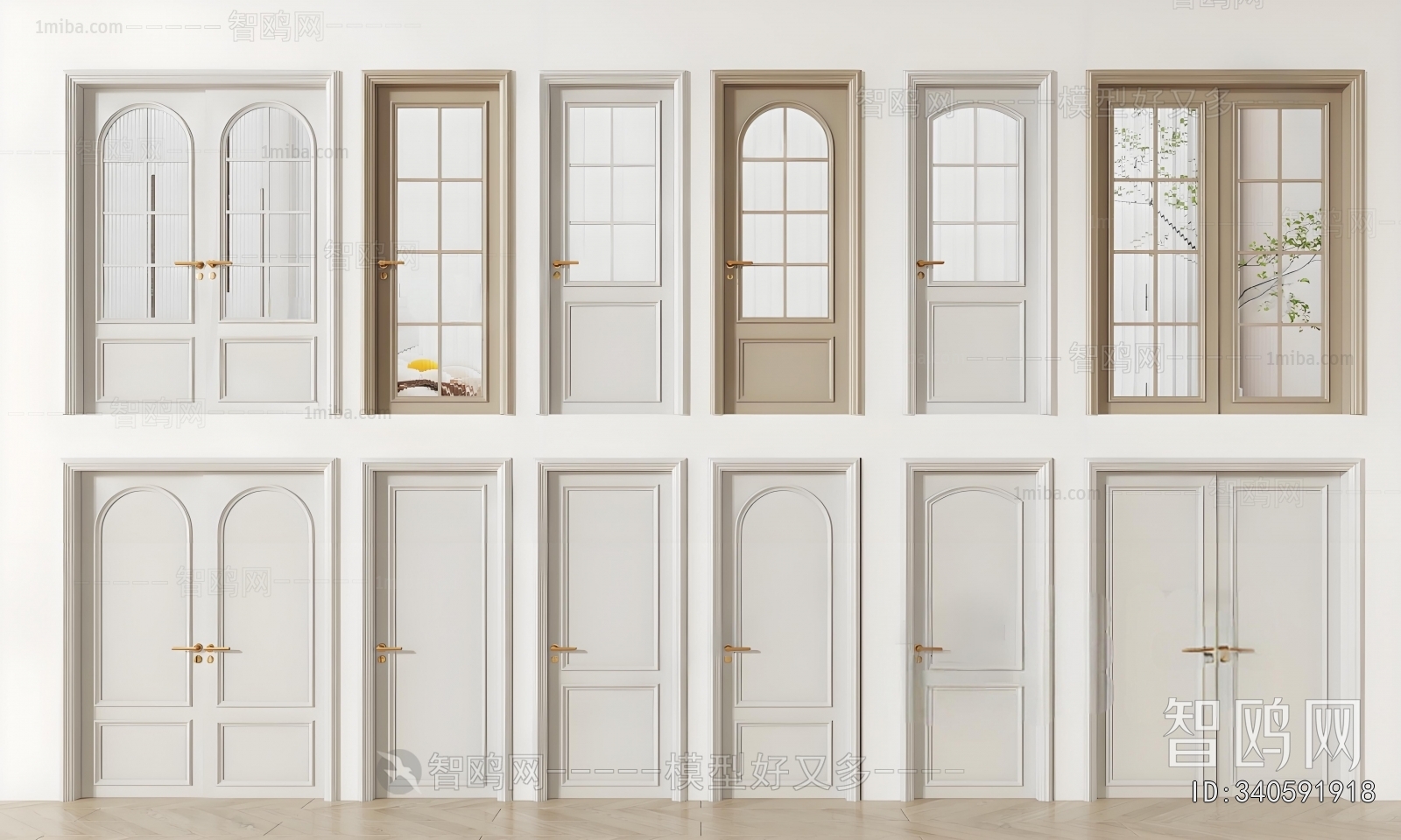 French Style Single Door