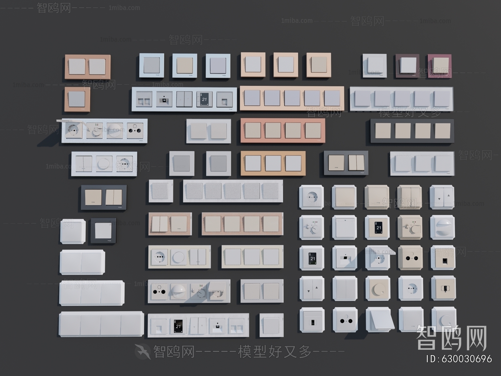 Modern Switch Socket Panel