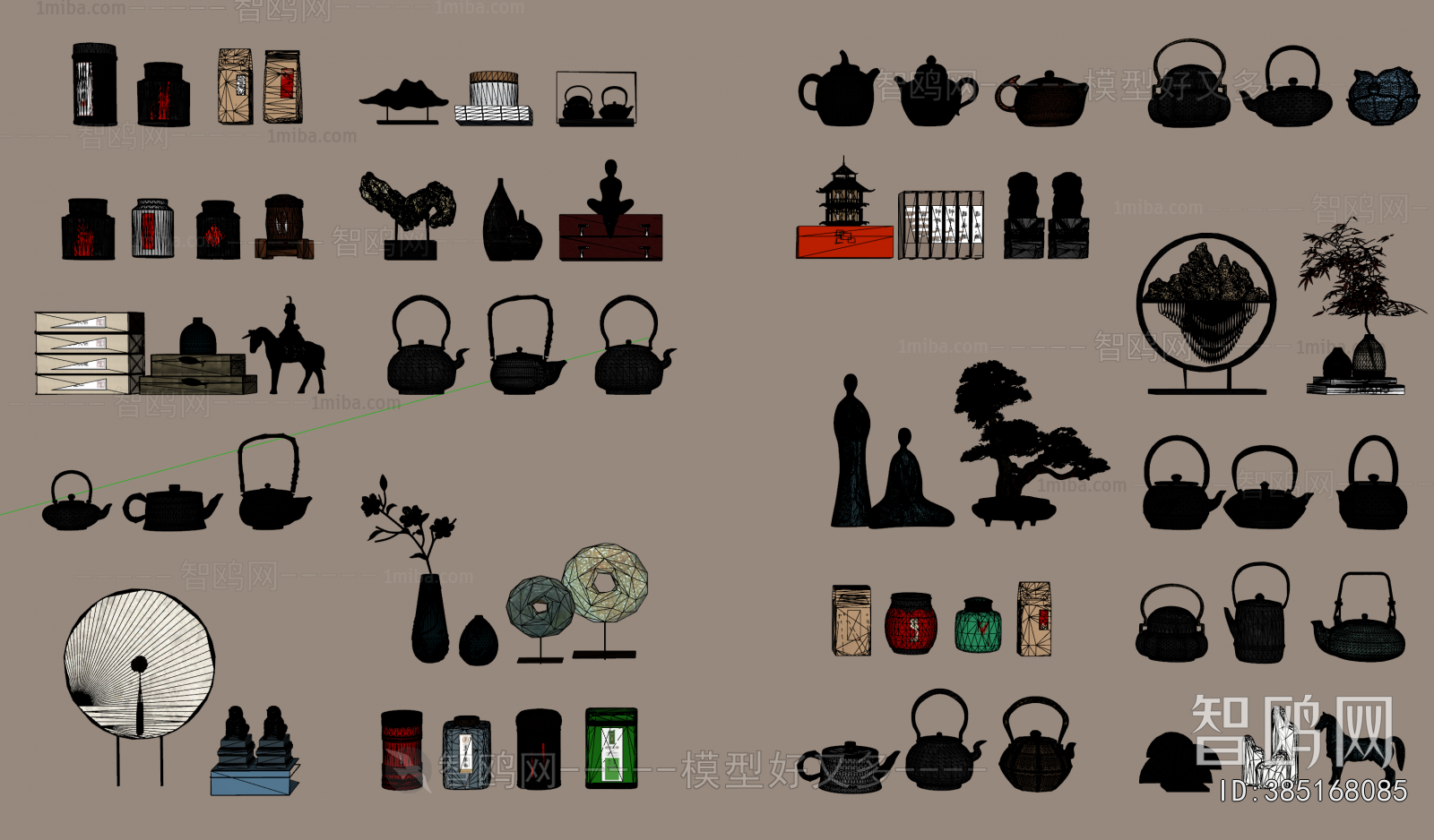 New Chinese Style Decorative Set