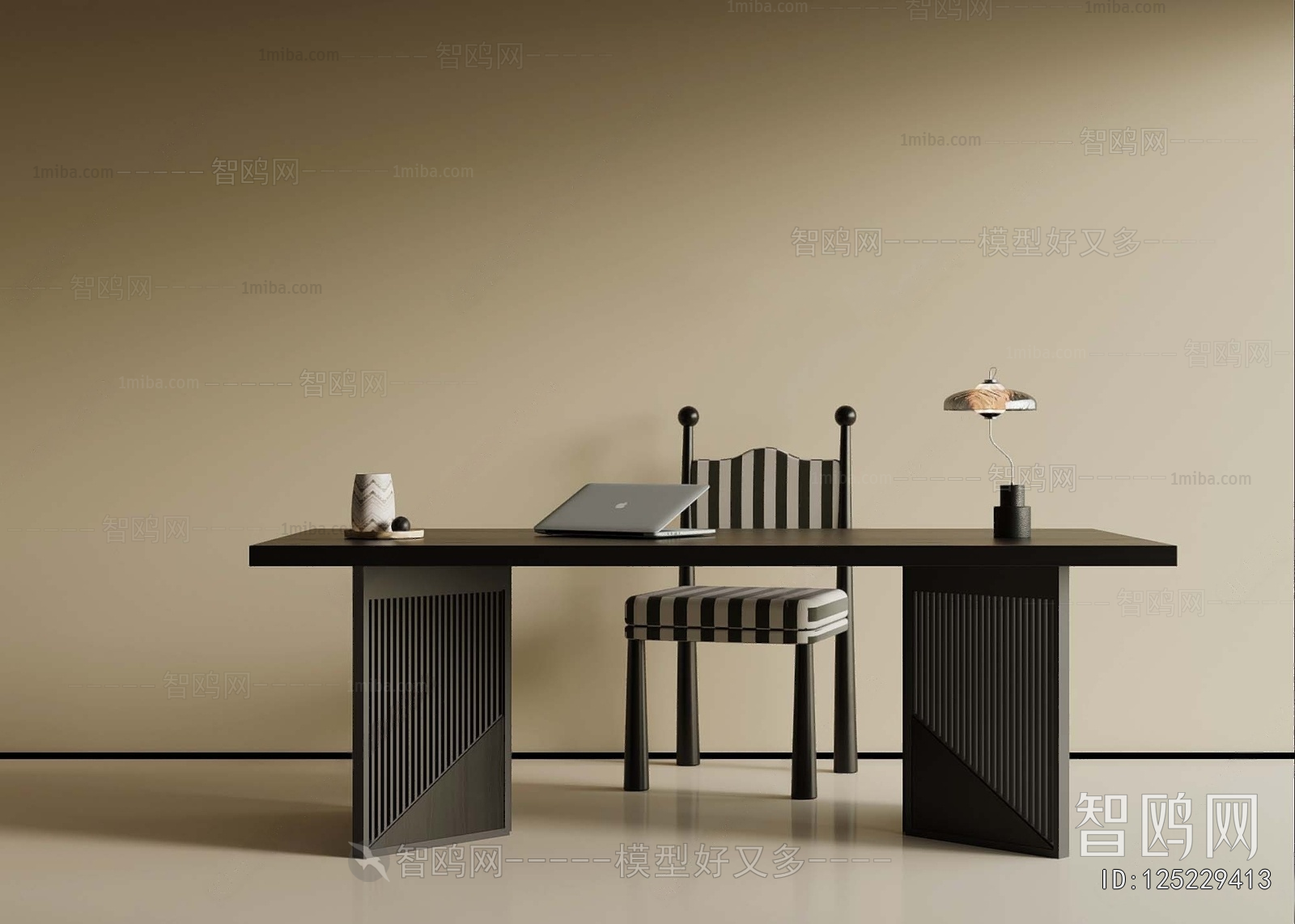 French Style Computer Desk And Chair