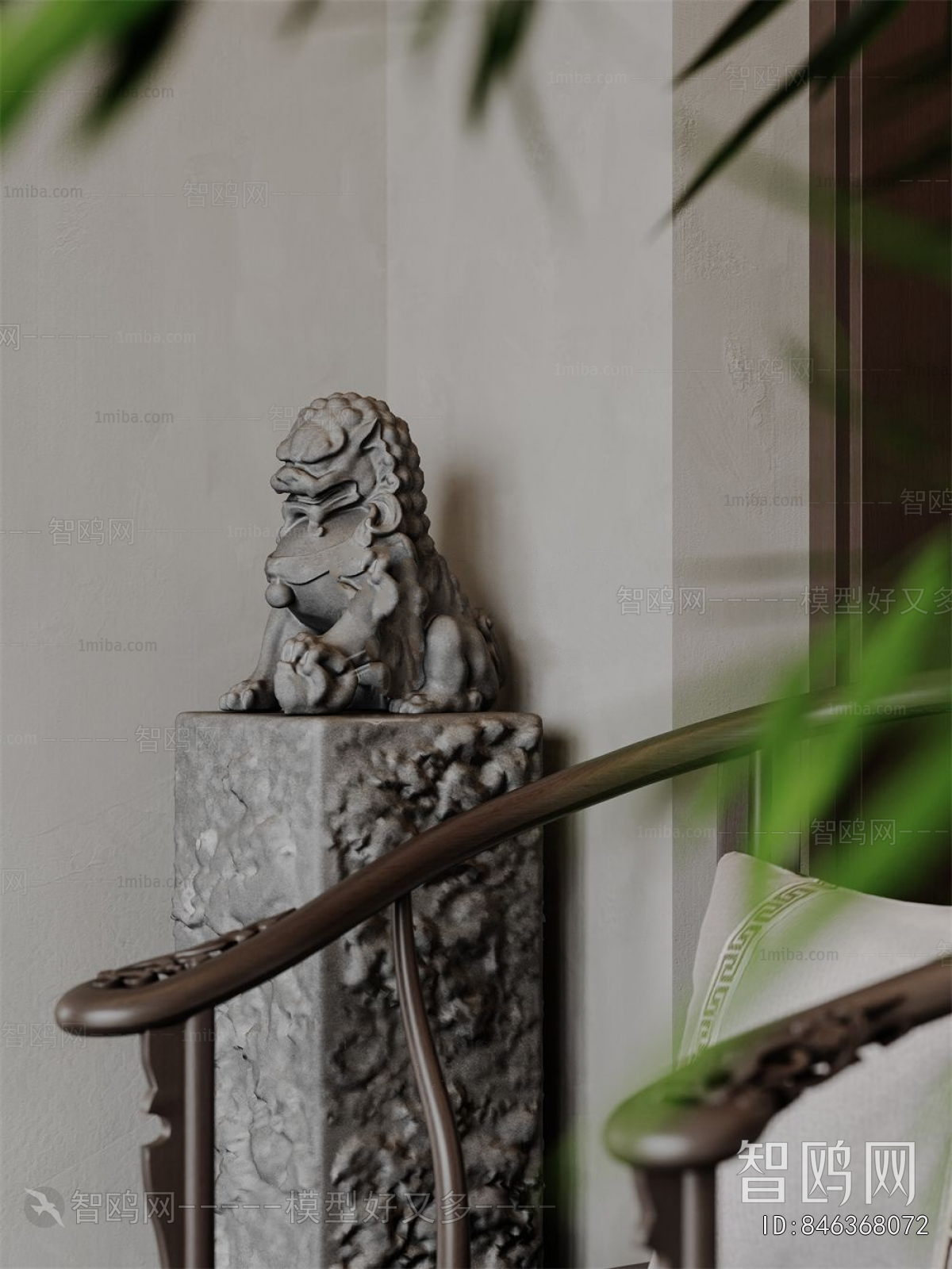 Chinese Style Study Space