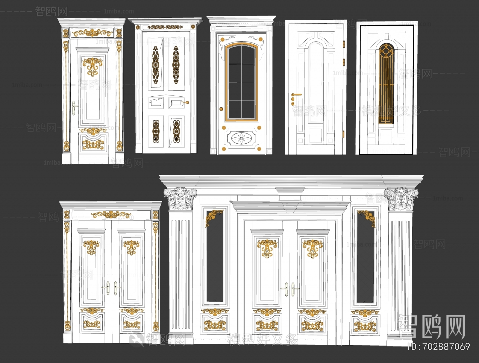 European Style Single Door