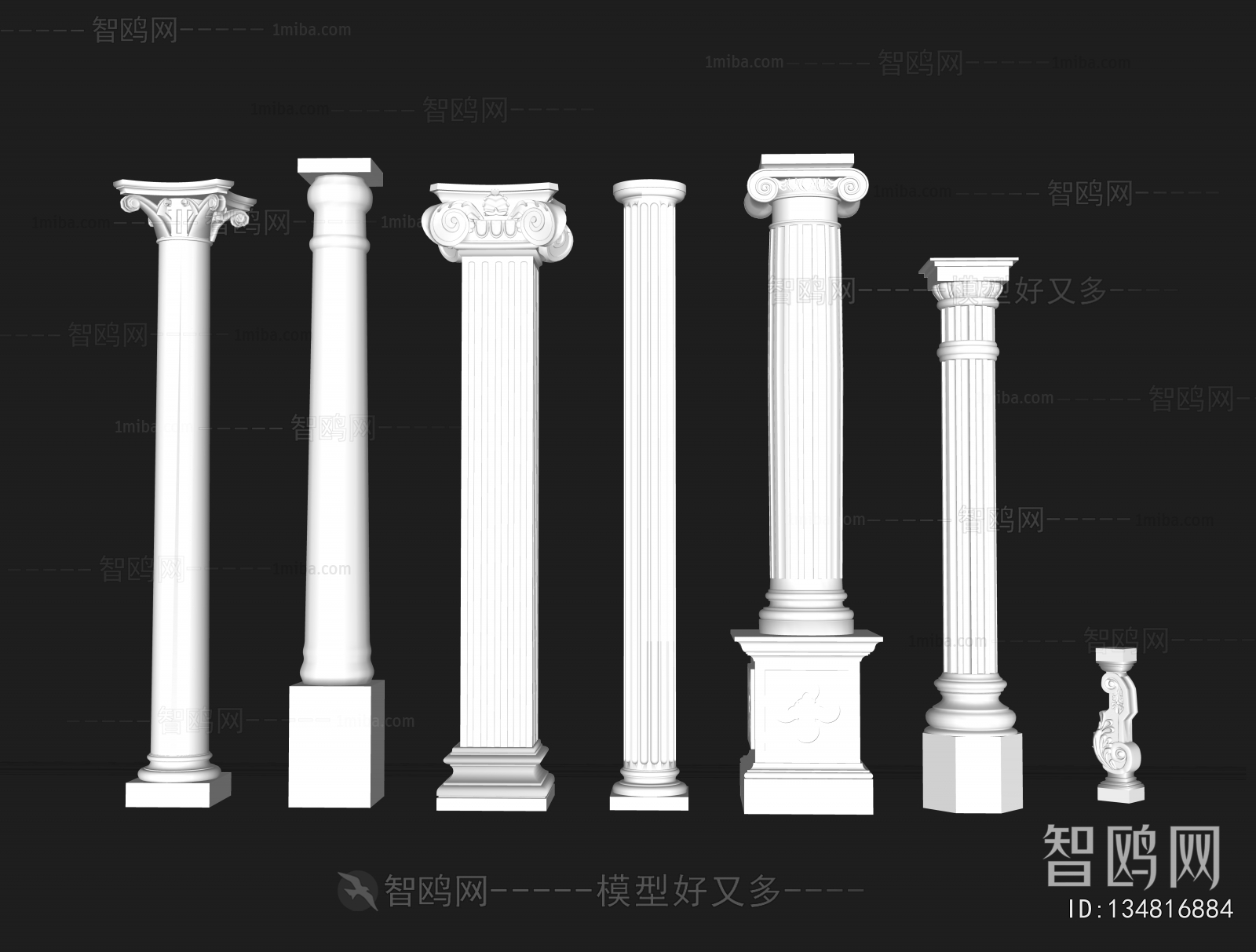 European Style Roman Pillar