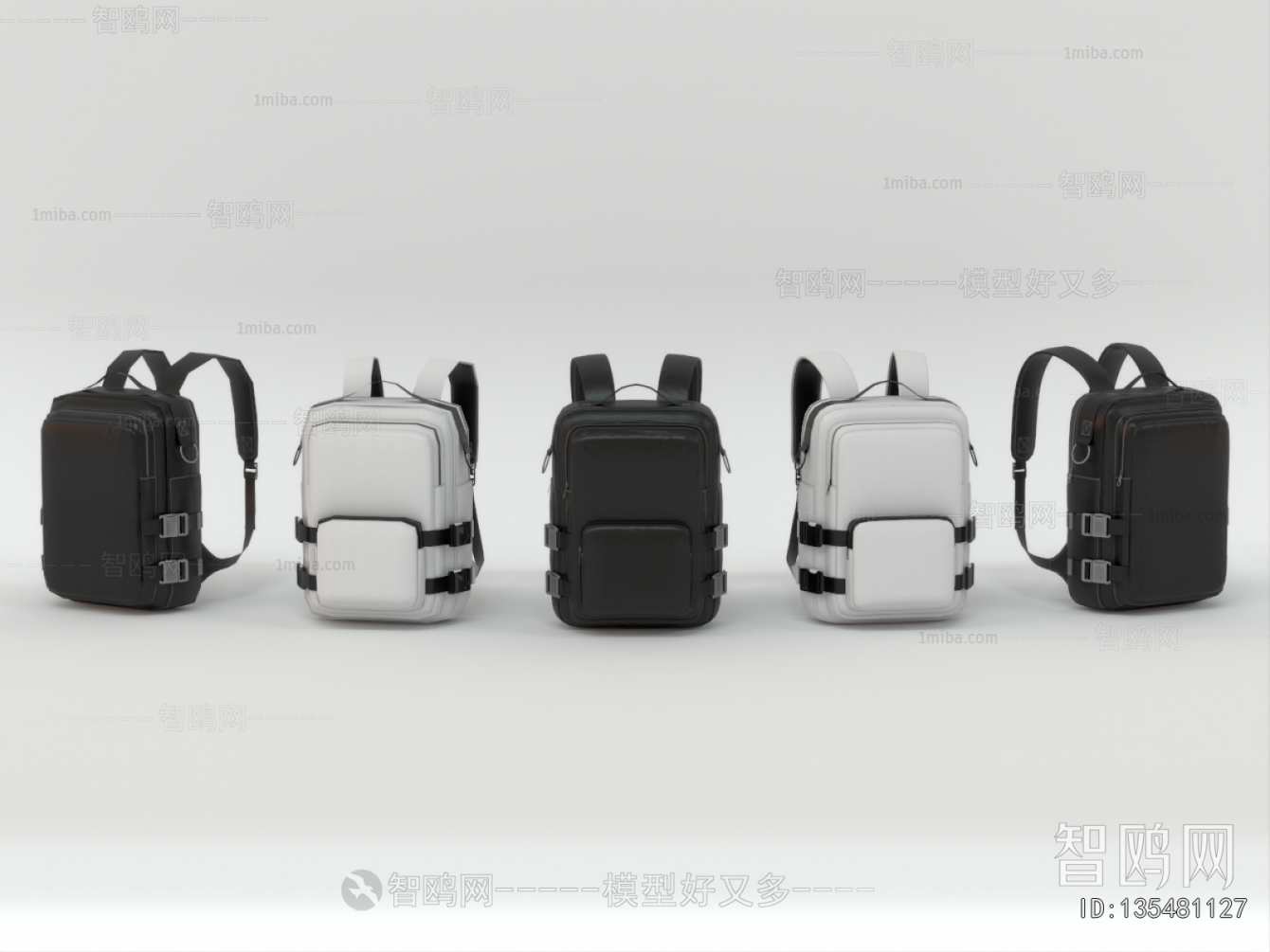 Modern Backpack And Backpack