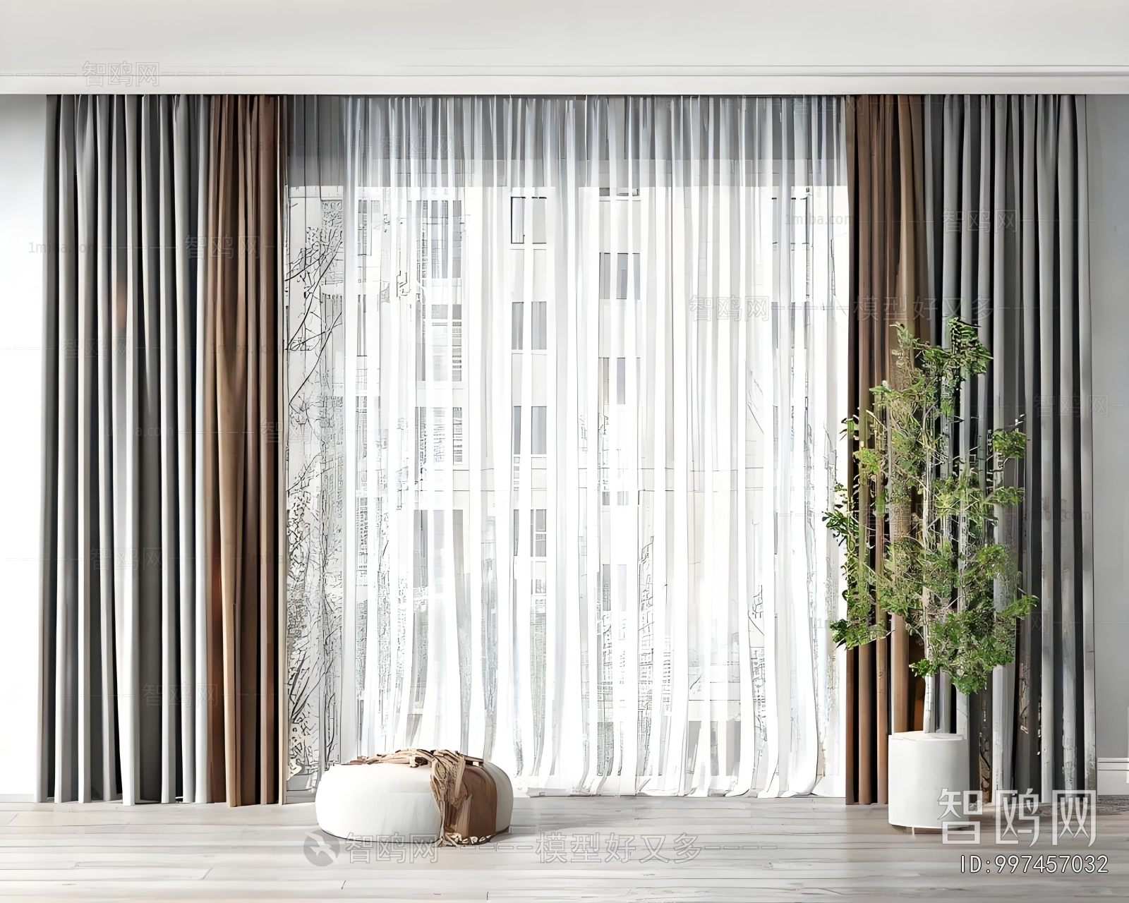 Modern The Curtain