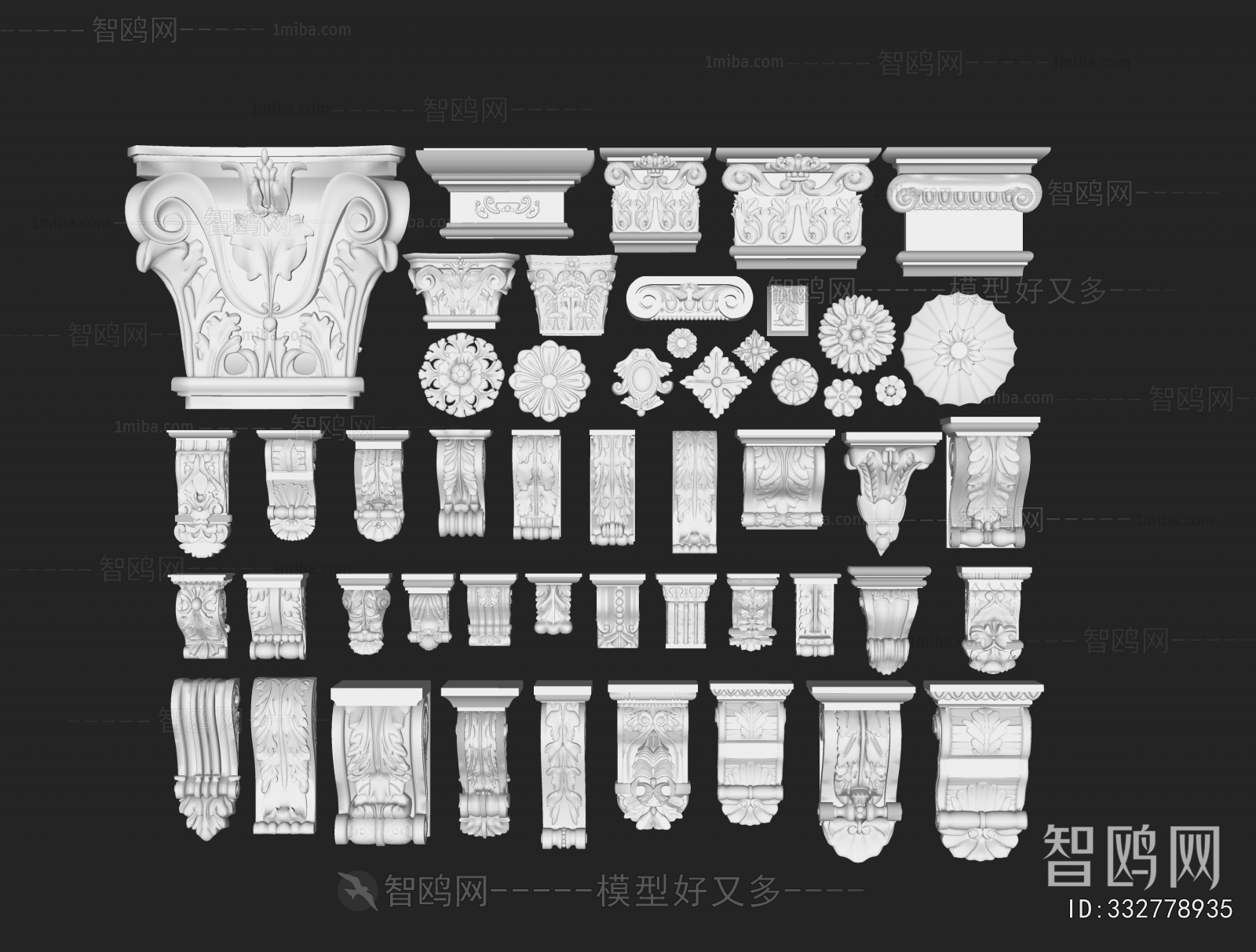 European Style Roman Pillar