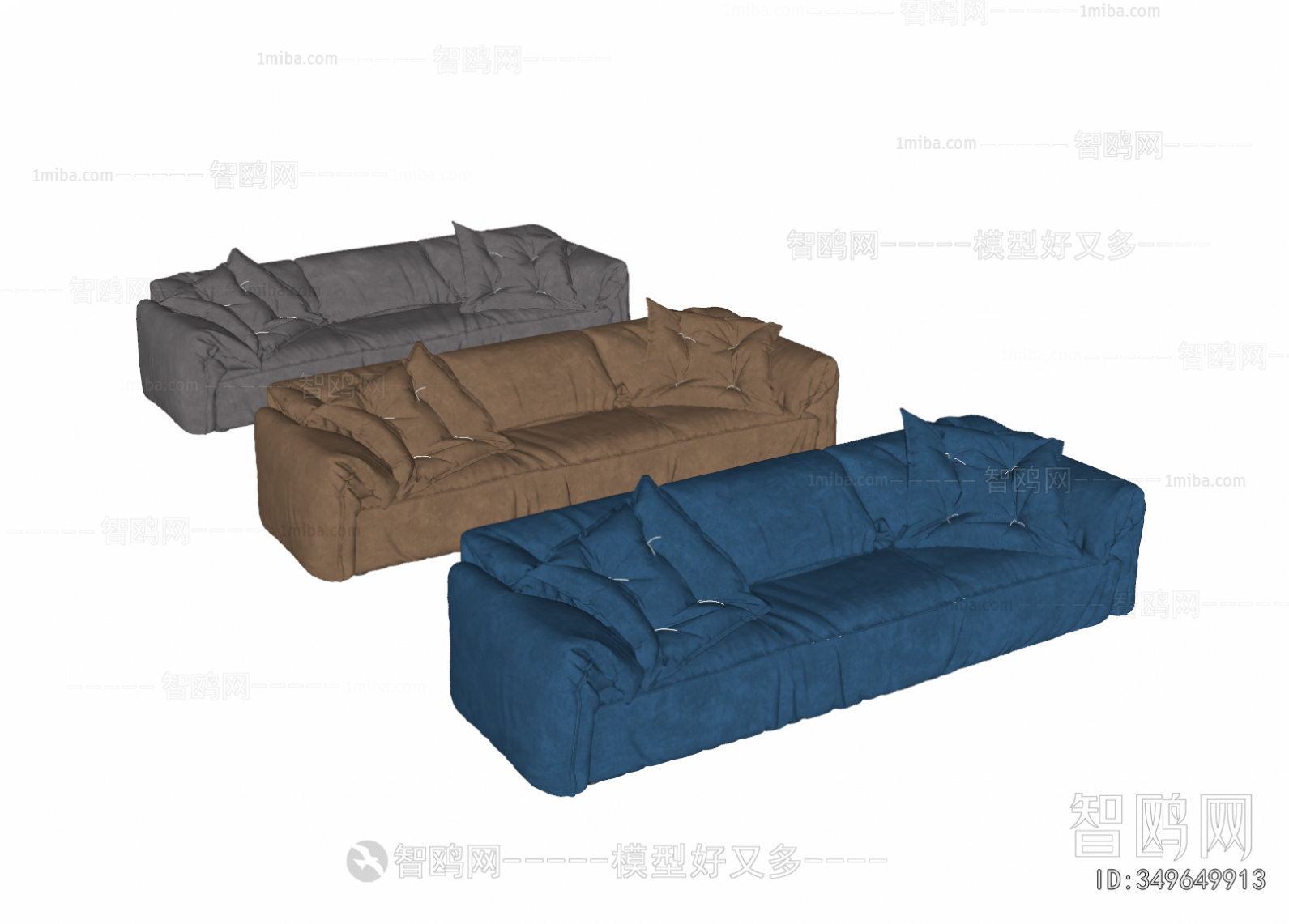 Modern Three-seat Sofa