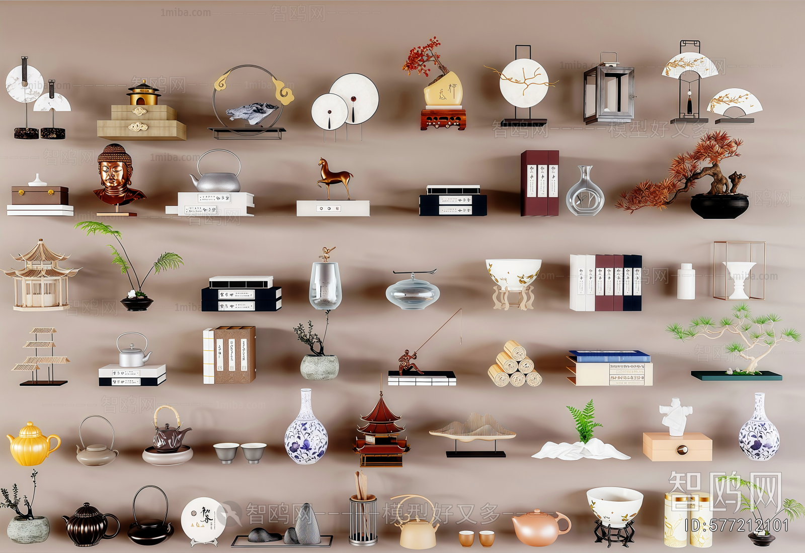 New Chinese Style Decorative Set