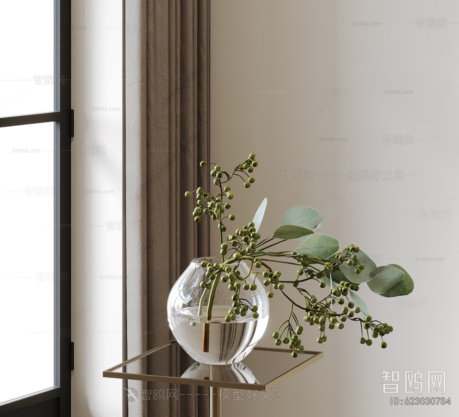 Modern Aquatic Green Plant