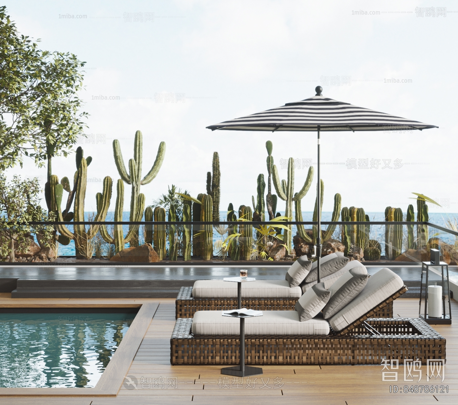 Modern Courtyard/landscape