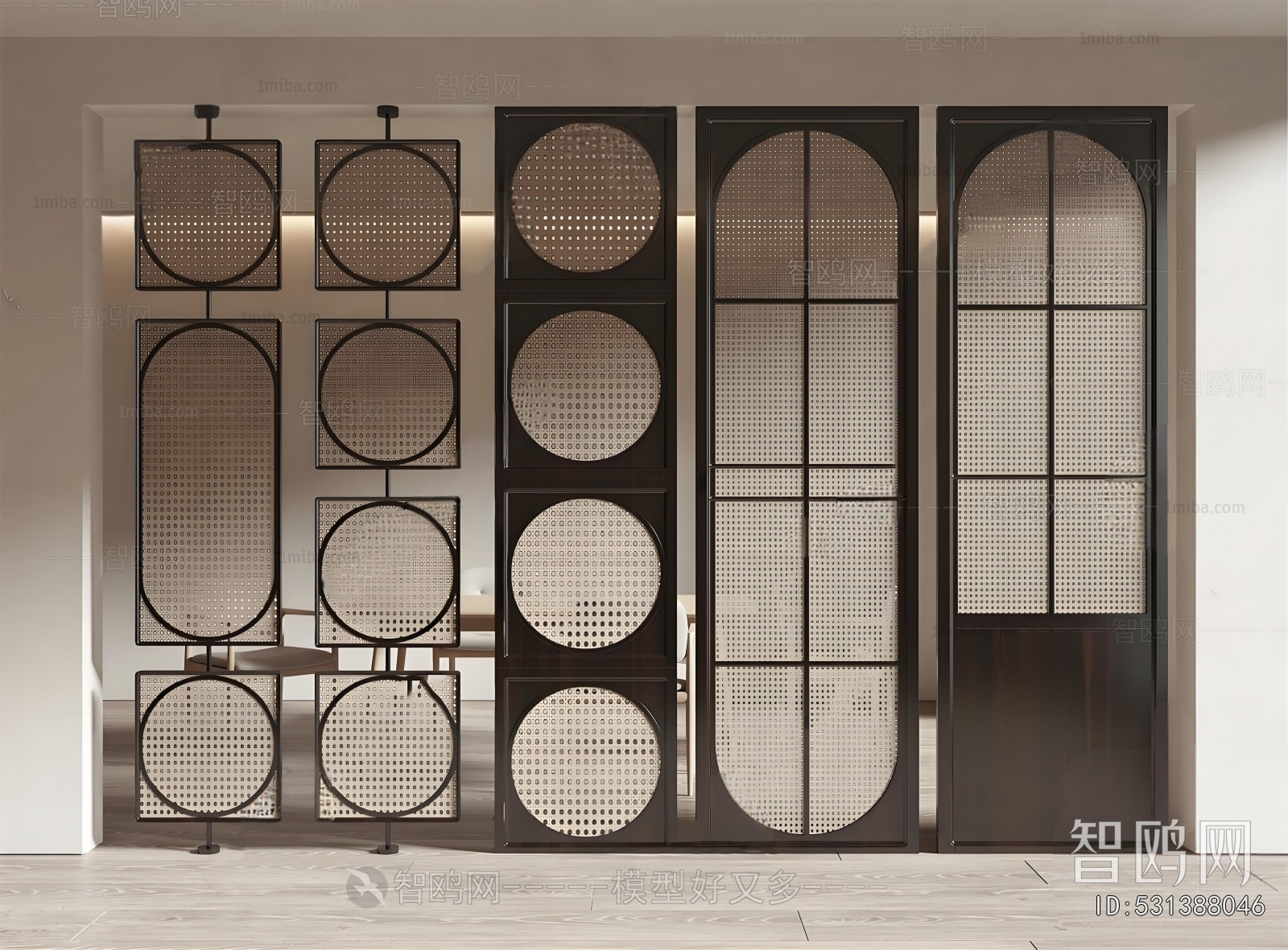 Wabi-sabi Style Partition