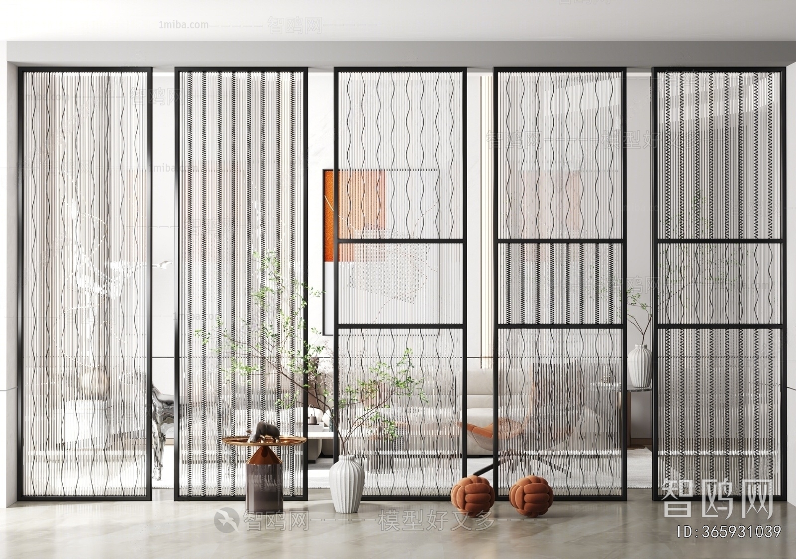 Modern Glass Screen Partition