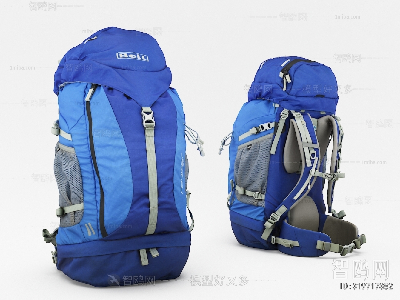 Modern Backpack And Backpack