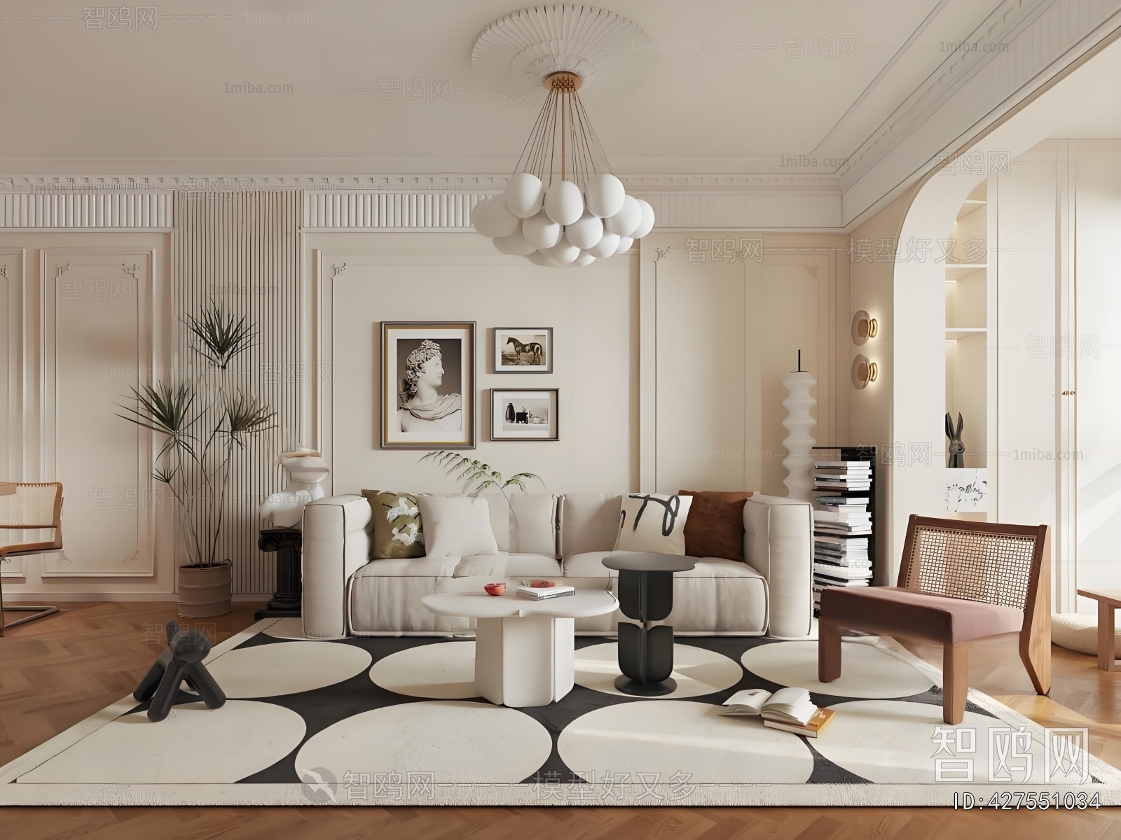 French Style A Living Room