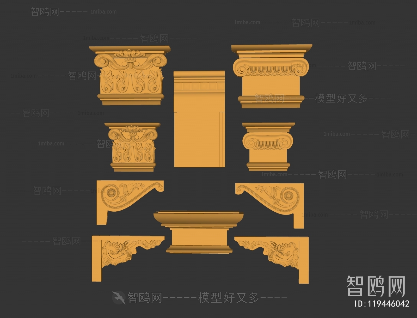 European Style Roman Pillar