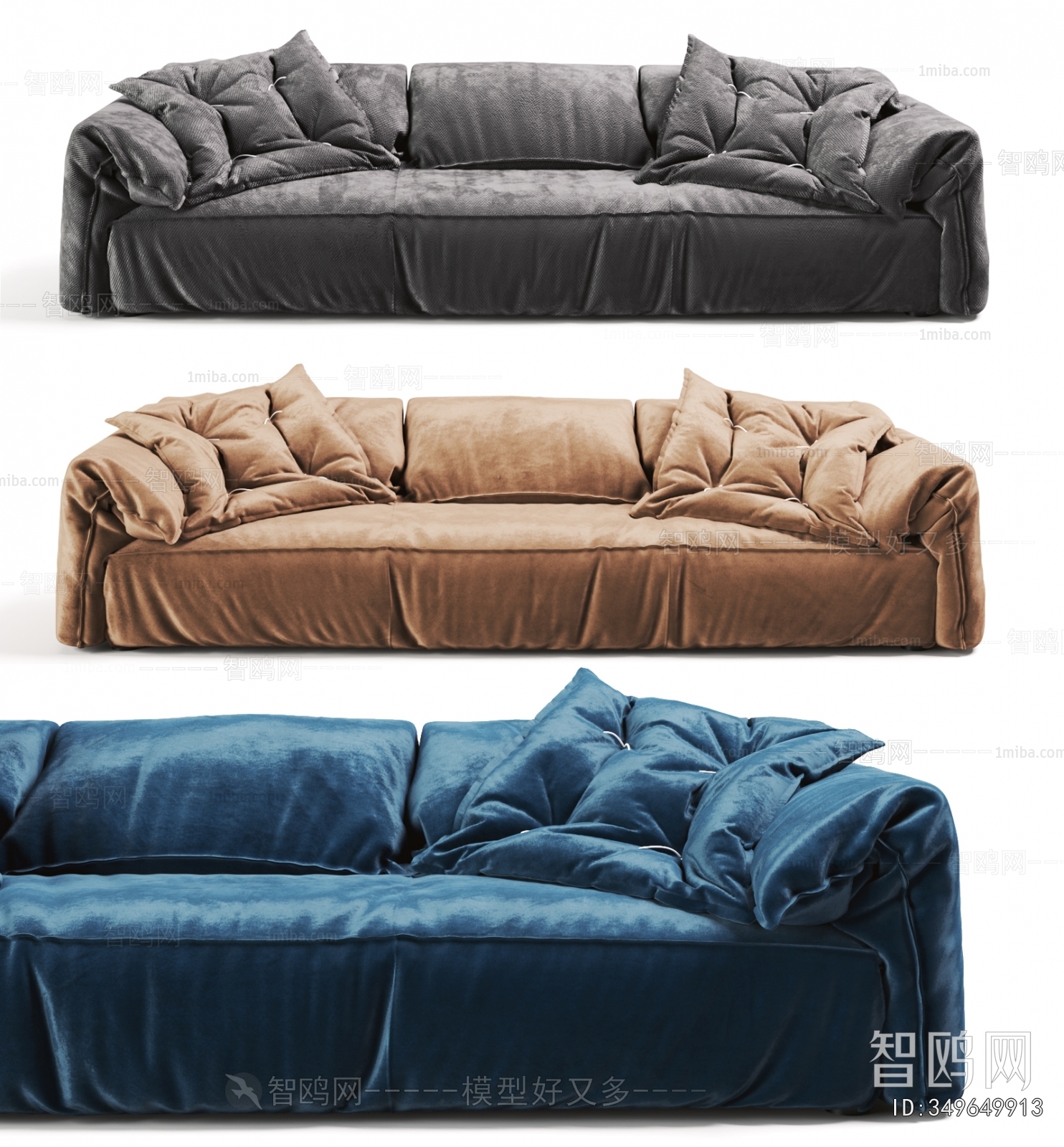 Modern Three-seat Sofa