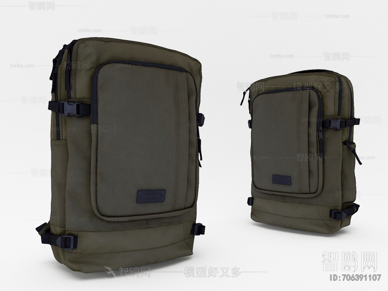Modern Backpack And Backpack