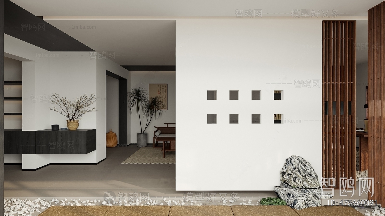 New Chinese Style Hallway