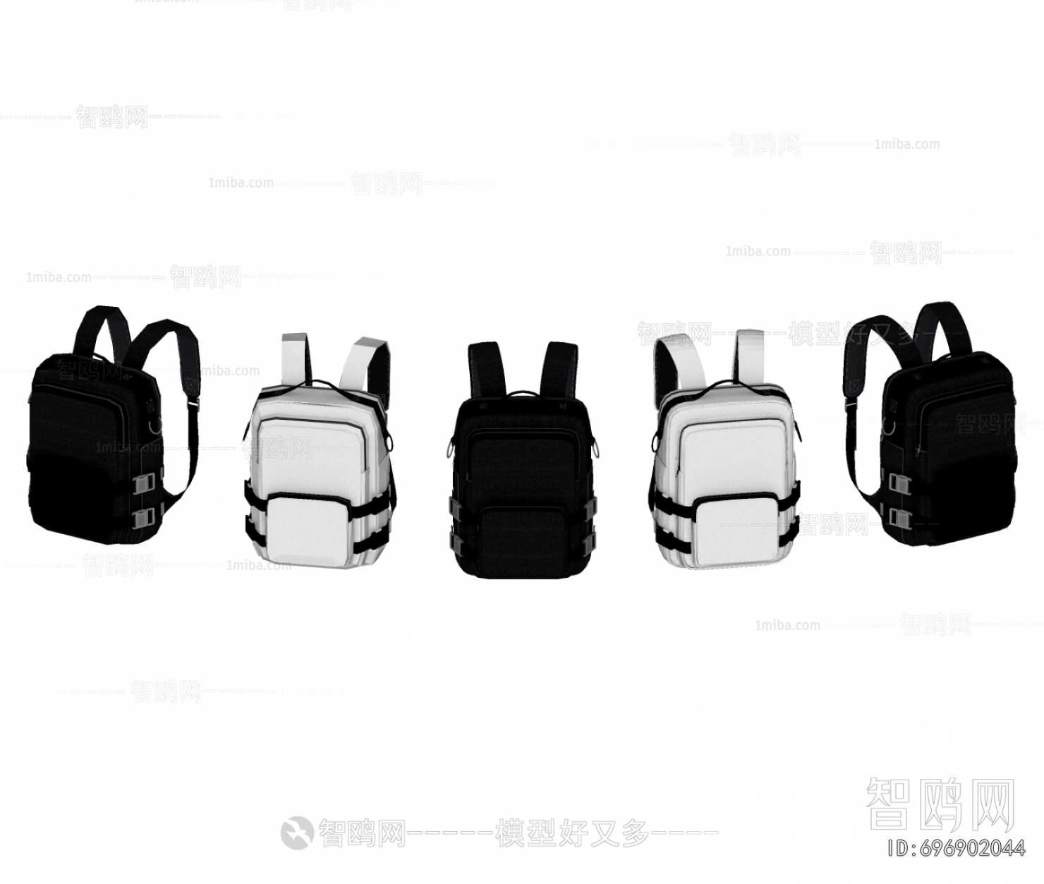 Modern Backpack And Backpack