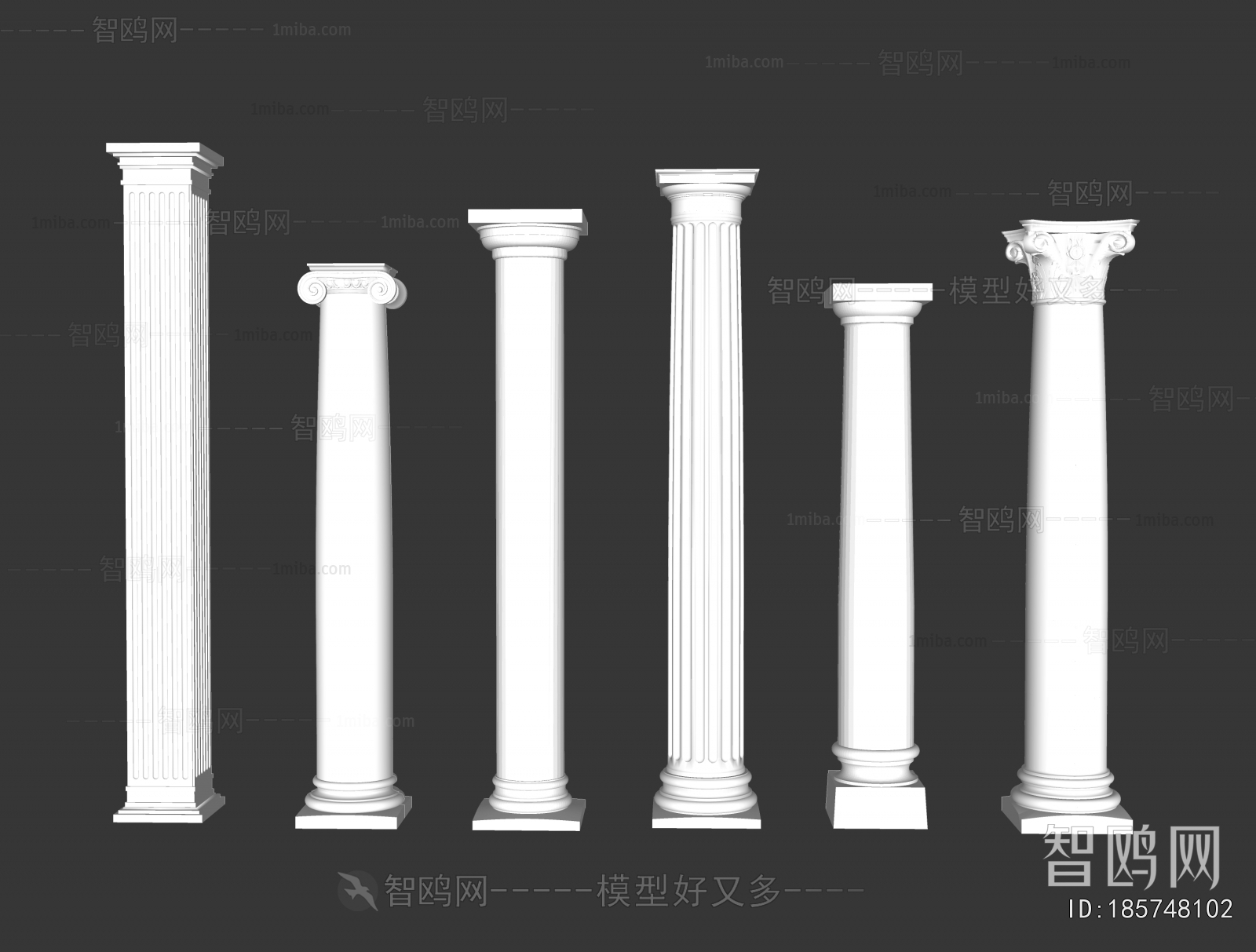 European Style Roman Pillar