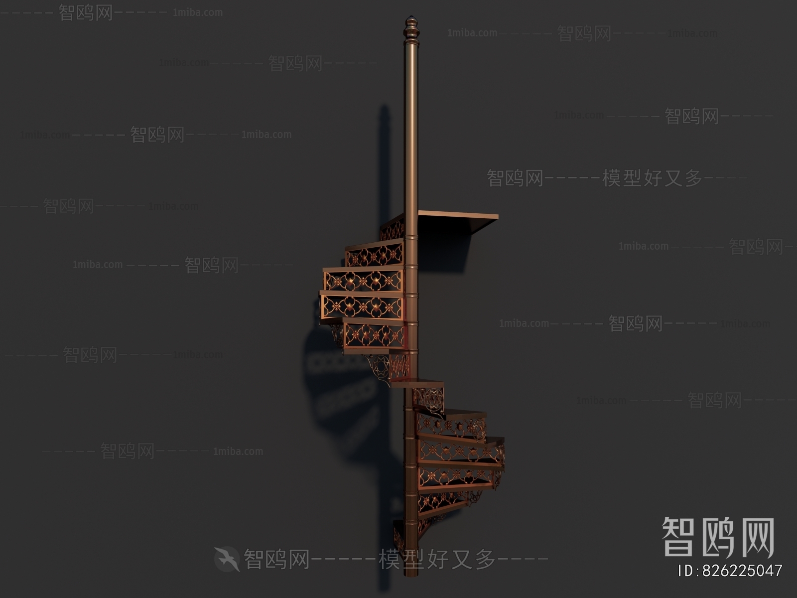 European Style Rotating Staircase