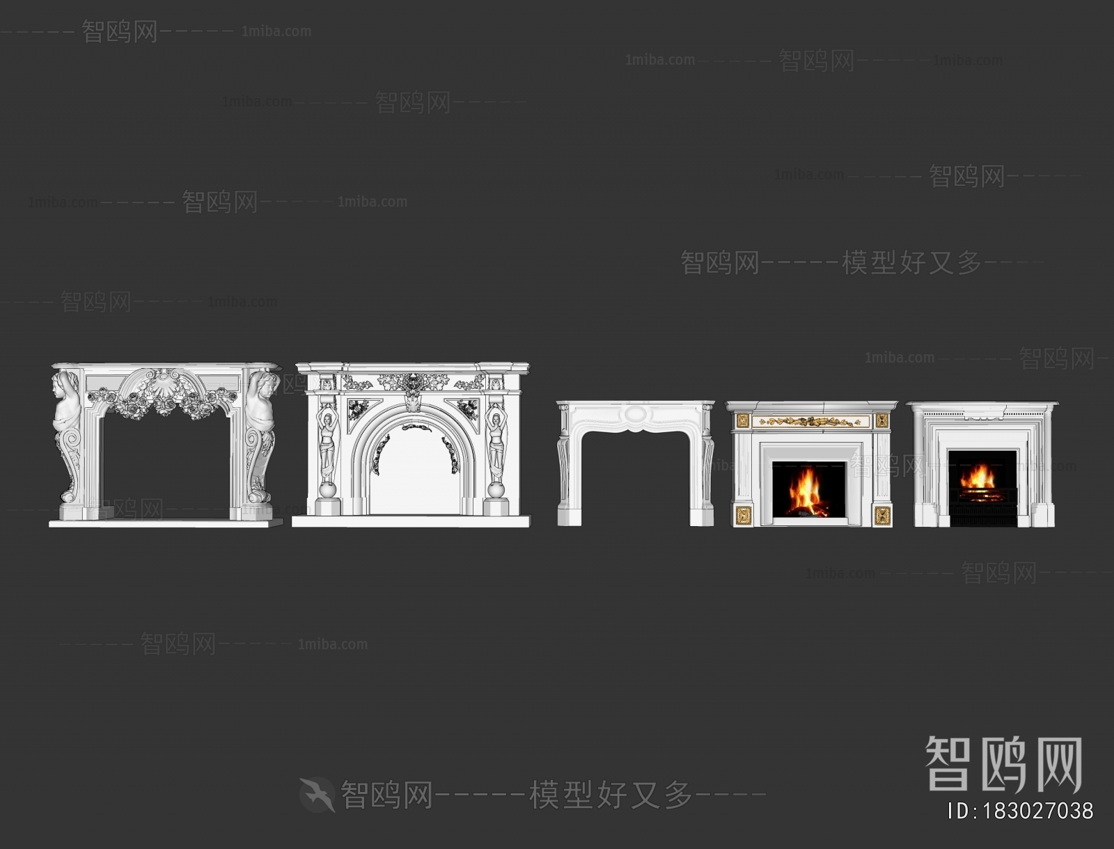 European Style Fireplace