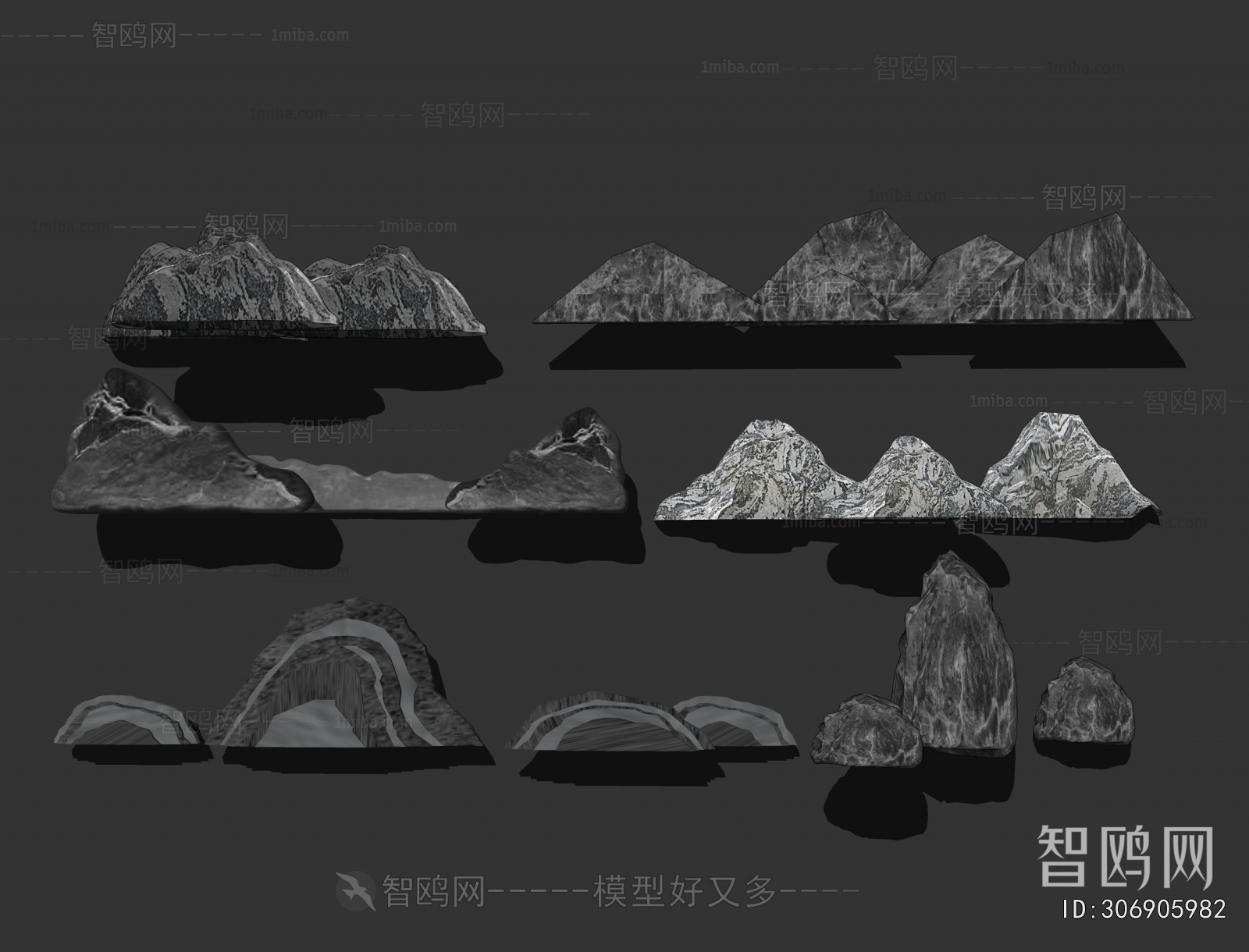 Modern Rockery Waterscape