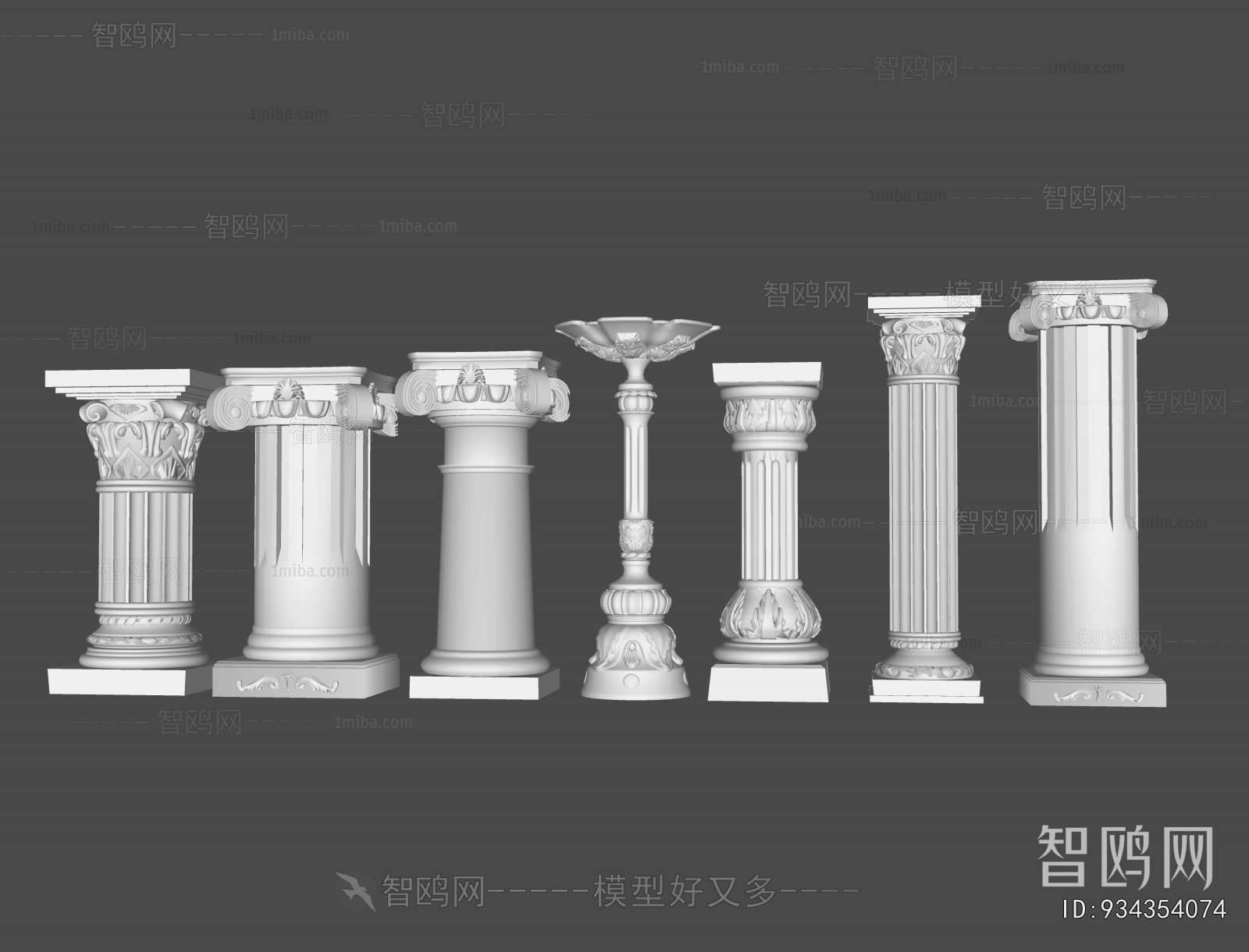 European Style Roman Pillar