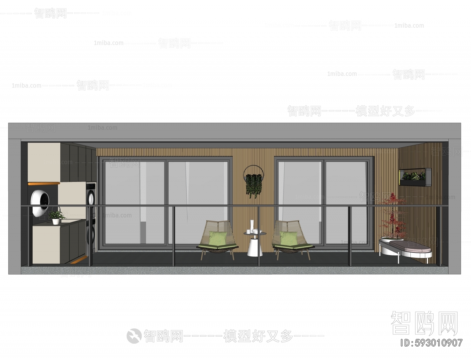 Modern Leisure Balcony