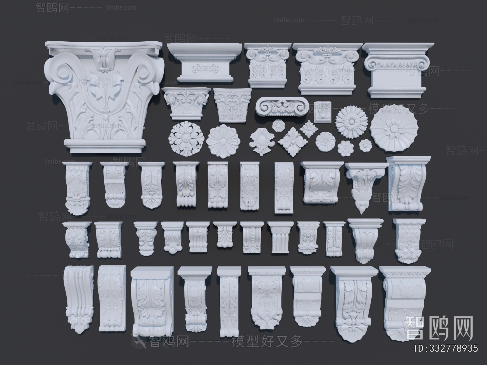 European Style Roman Pillar