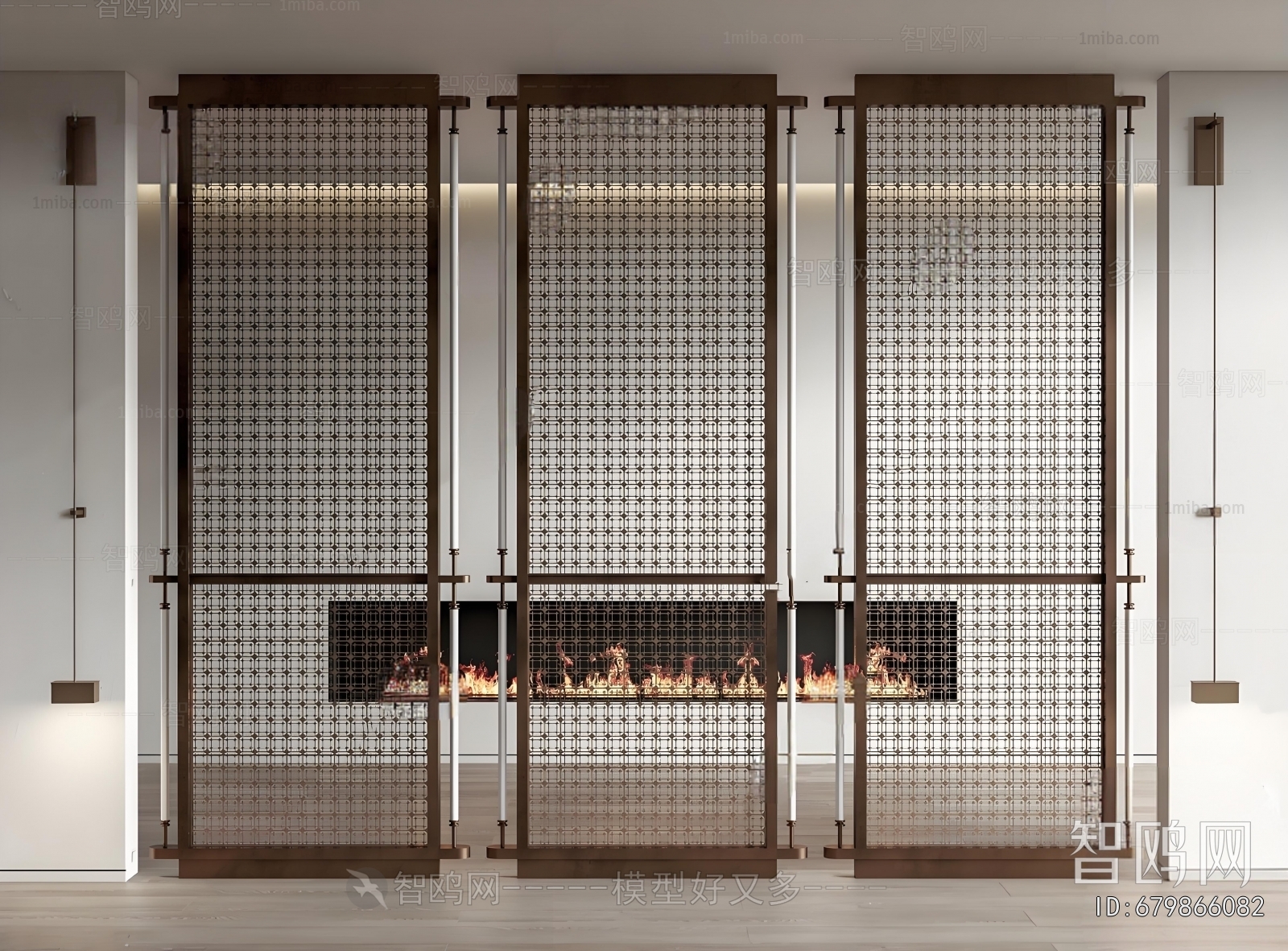 Modern Metal Screen Partition