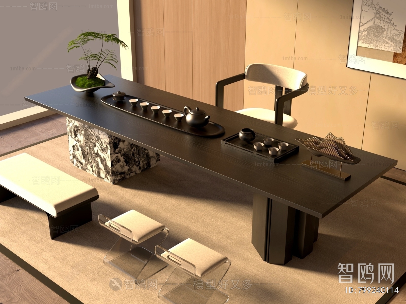 New Chinese Style Tea Tables And Chairs