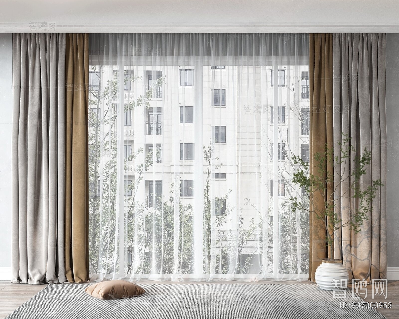 Modern The Curtain